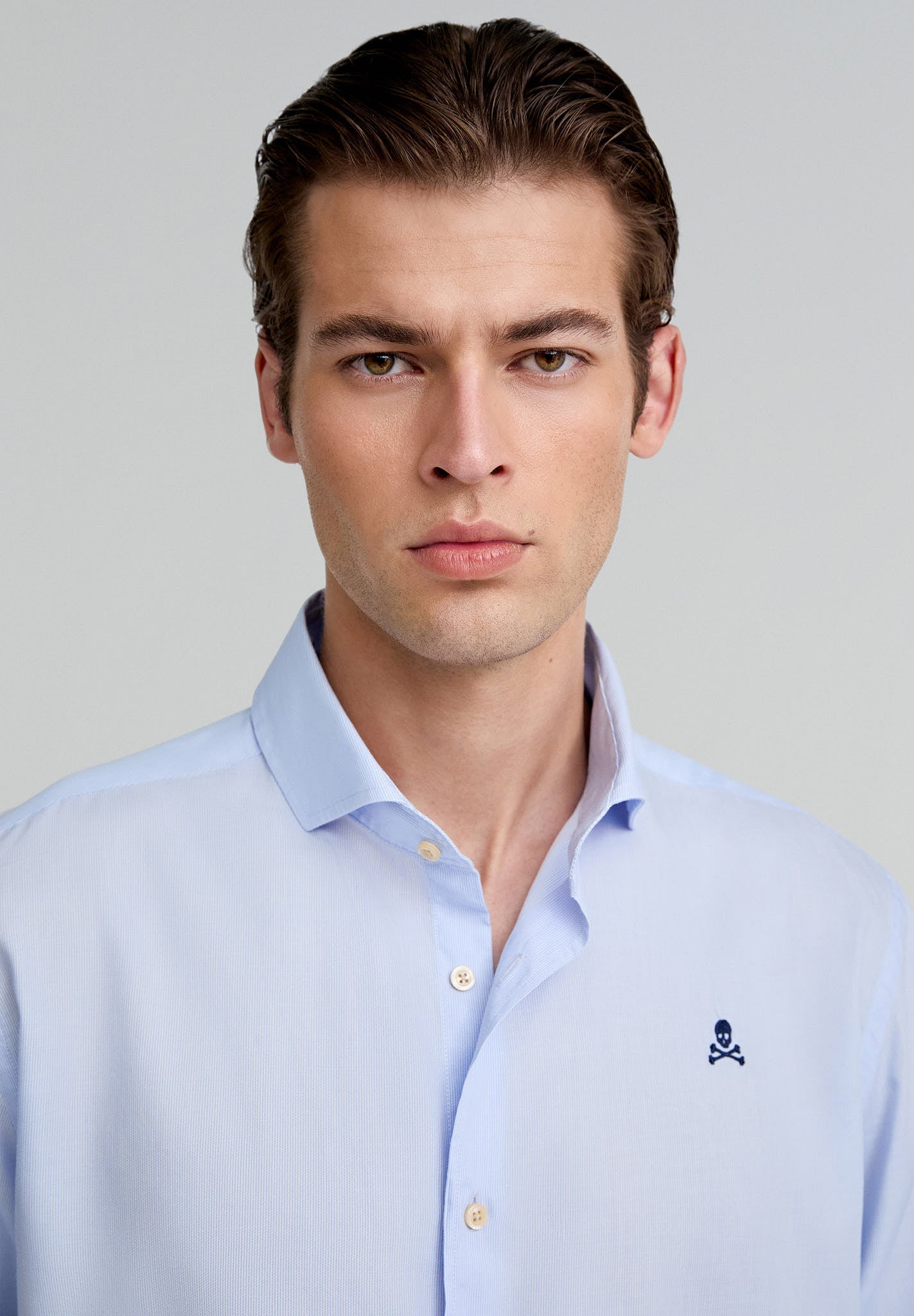 CAMISA VESTIR RAYAS CALAVERA CONTRASTE