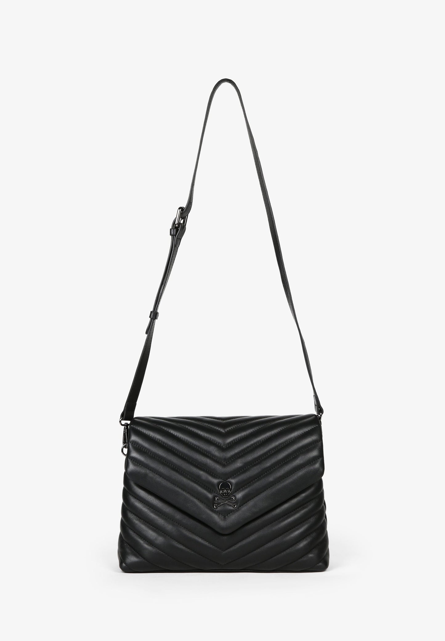 BOLSO PIEL BANDOLERA ACOLCHADO