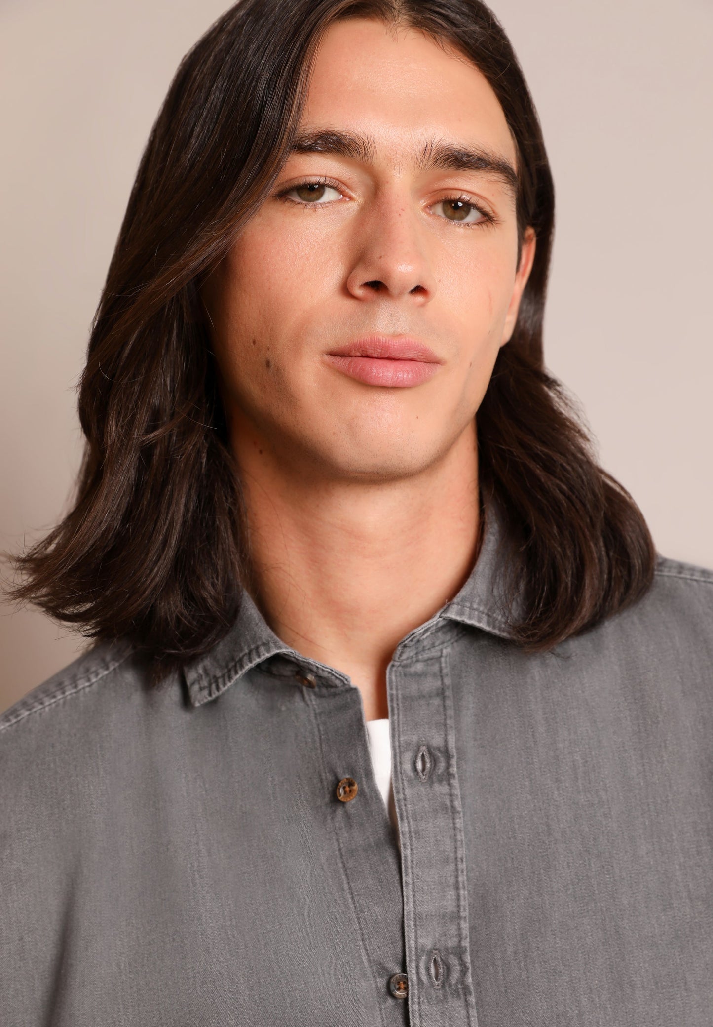 CAMISA DENIM LAVADA