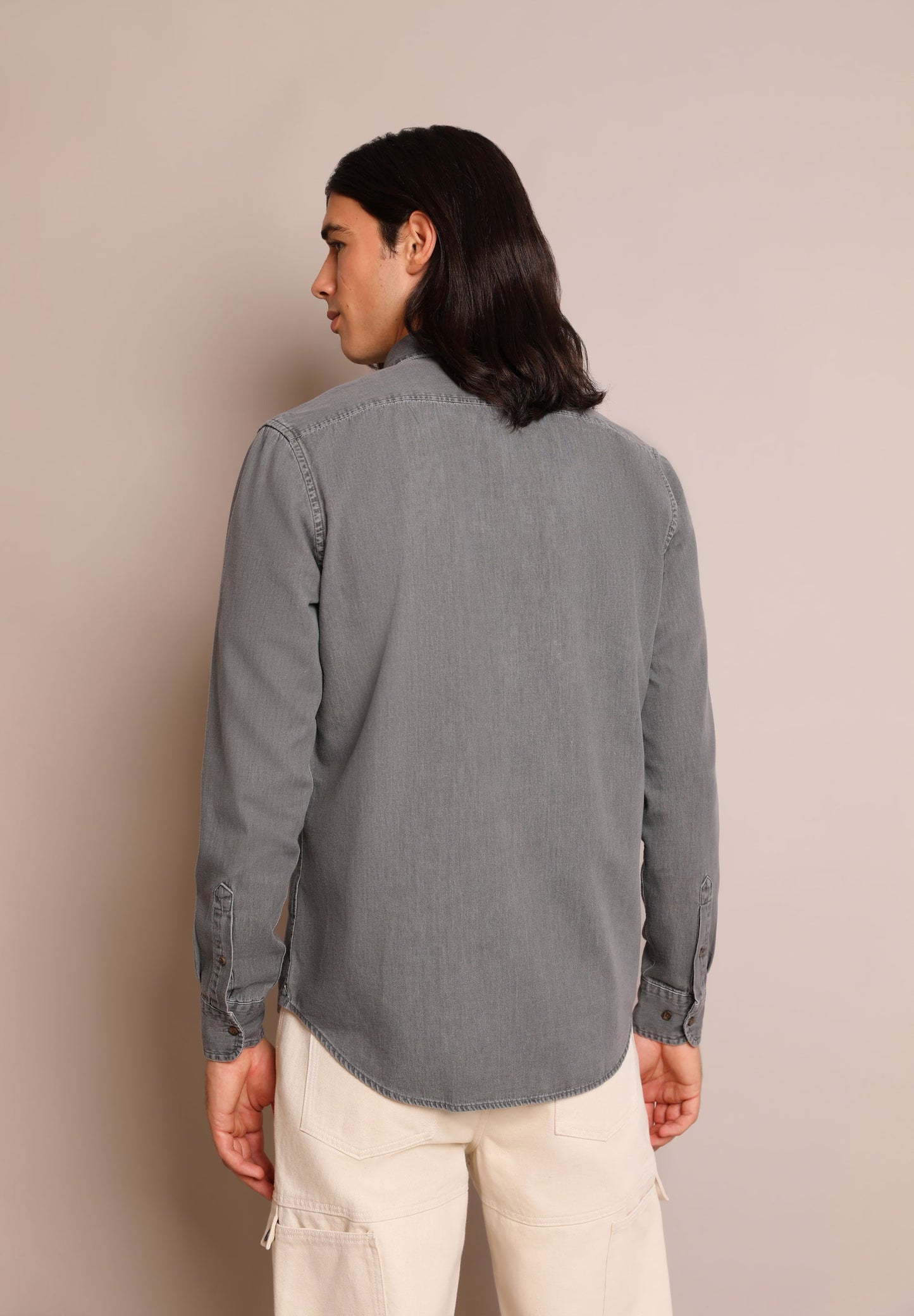 CAMISA DENIM LAVADA