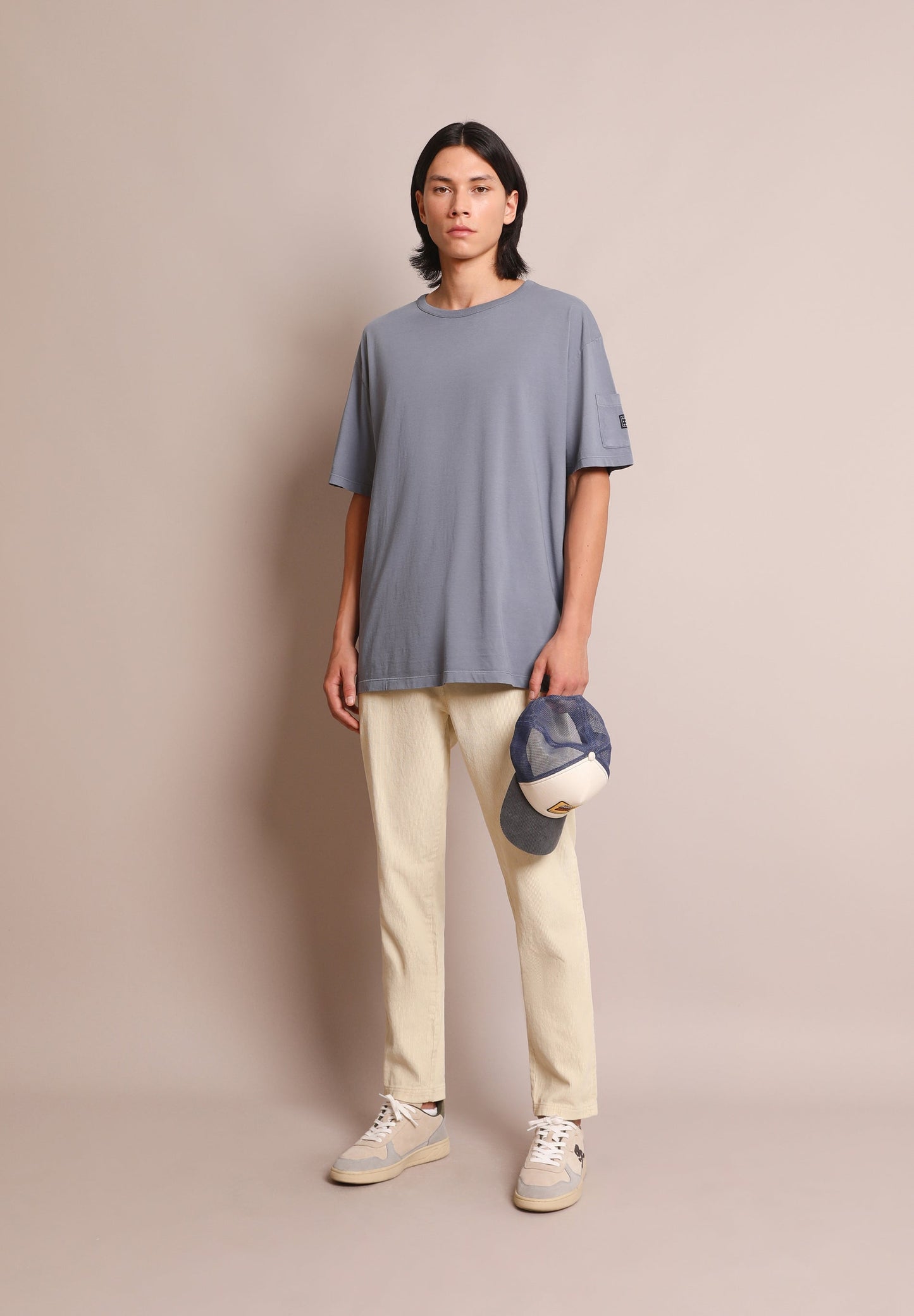 CAMISETA OVERSIZE BOLSILLO