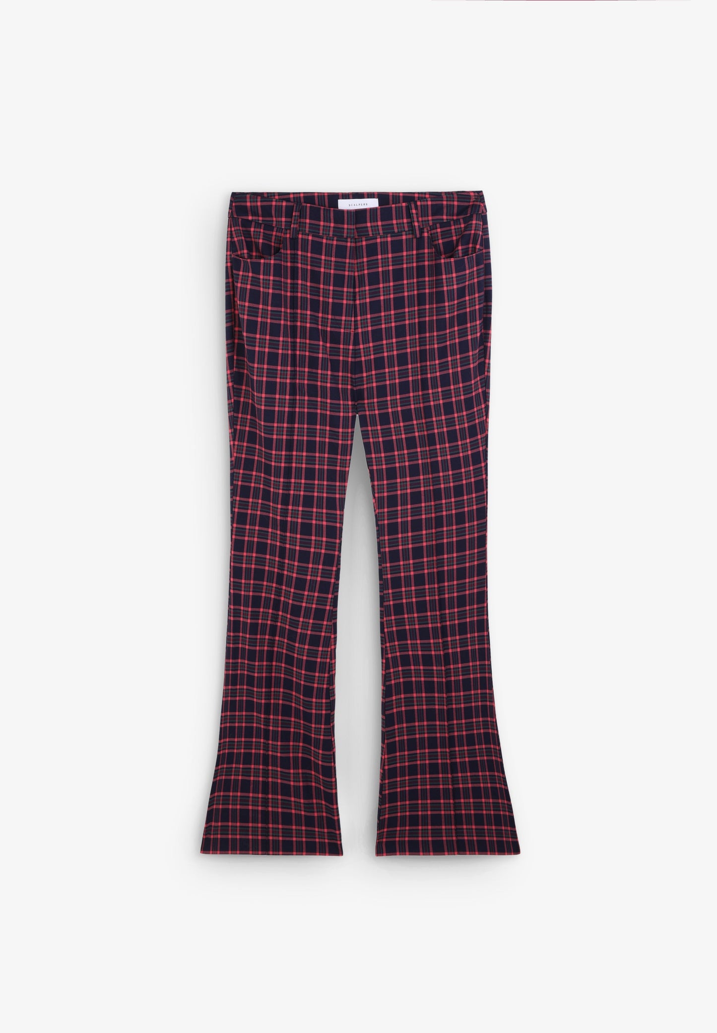 PANTALÓN CUADROS ANKLE FLARE