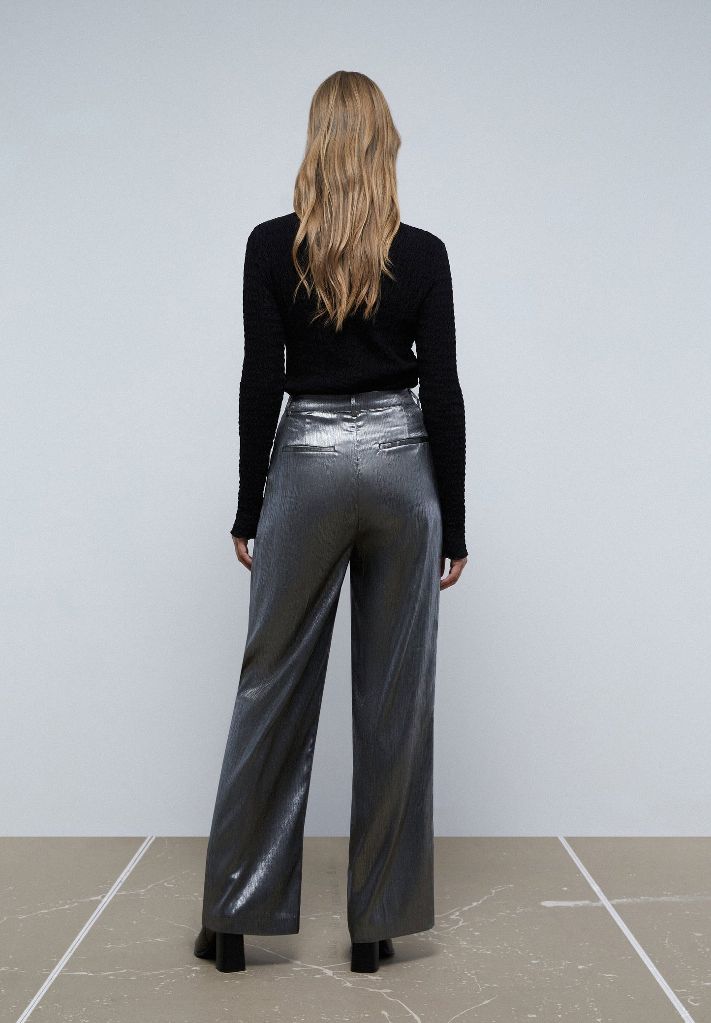 PANTALÓN PALAZZO SATINADO