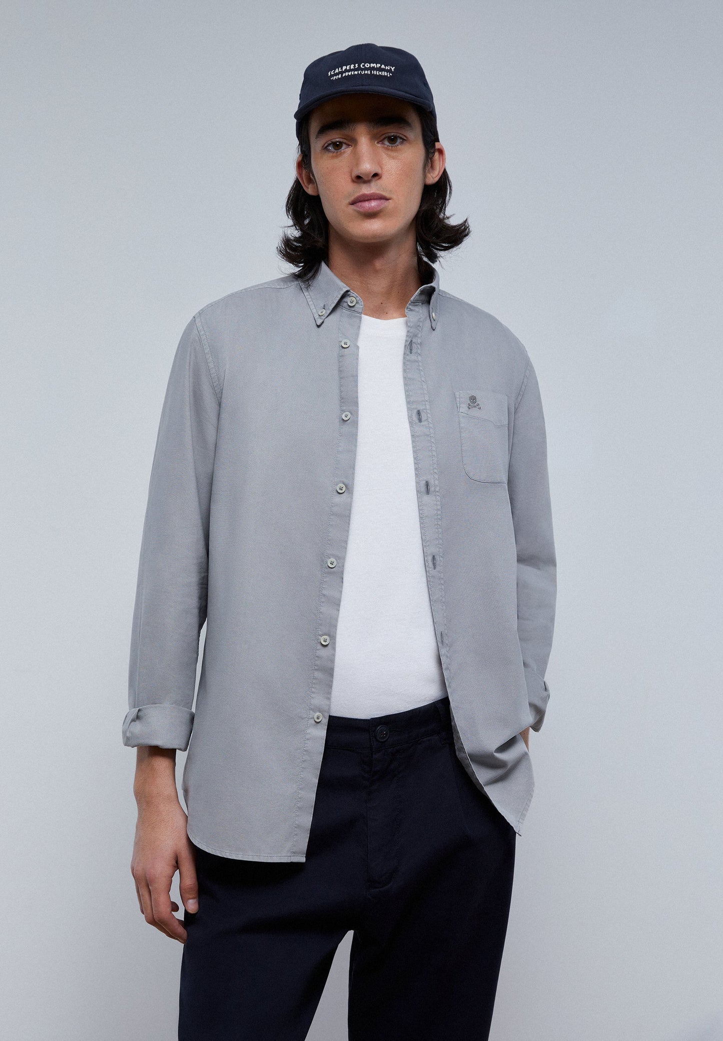 CAMISA BOLSILLO CUELLO BOTONES