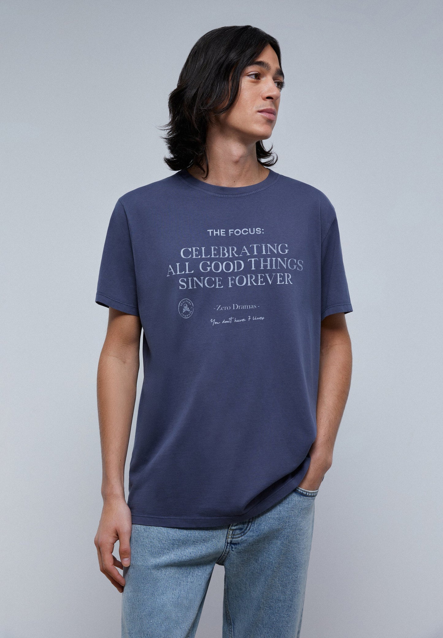 CAMISETA PRINT FRONTAL TEXTO