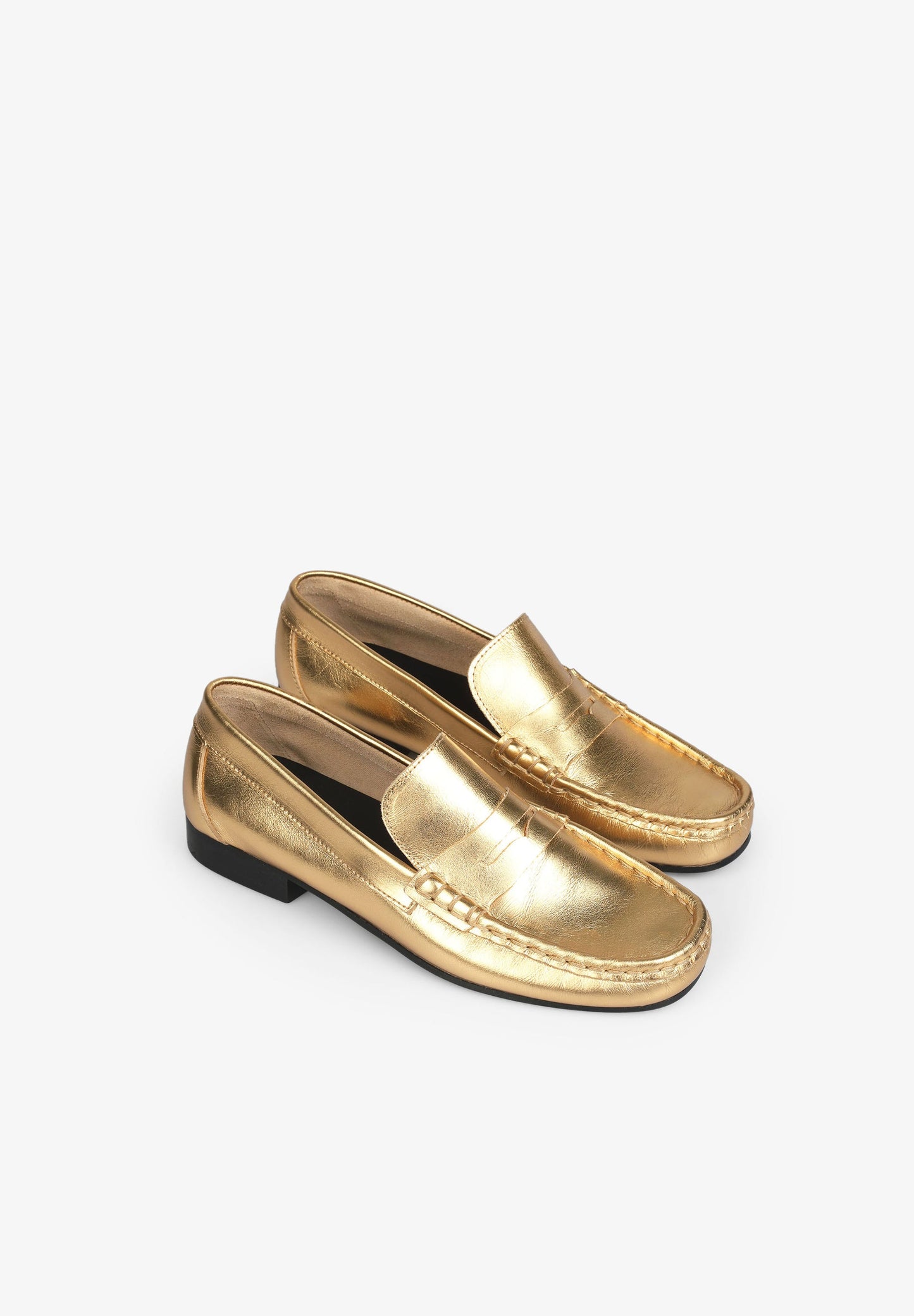 MOCASÍN PIEL METALIZADOS
