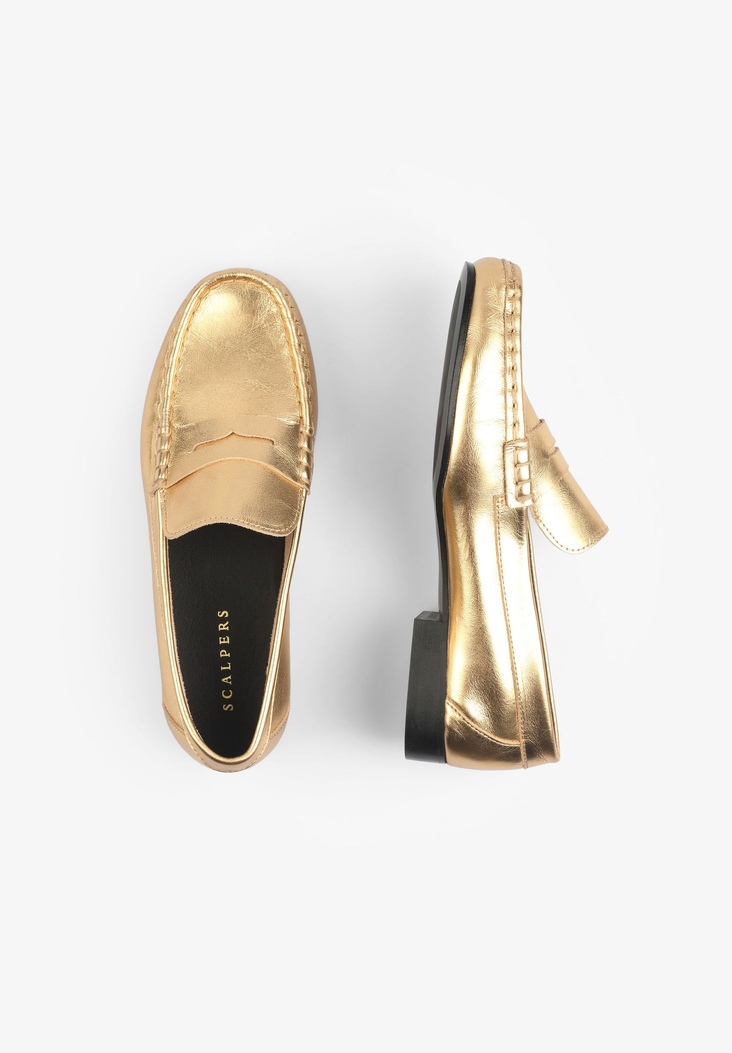 MOCASÍN PIEL METALIZADOS