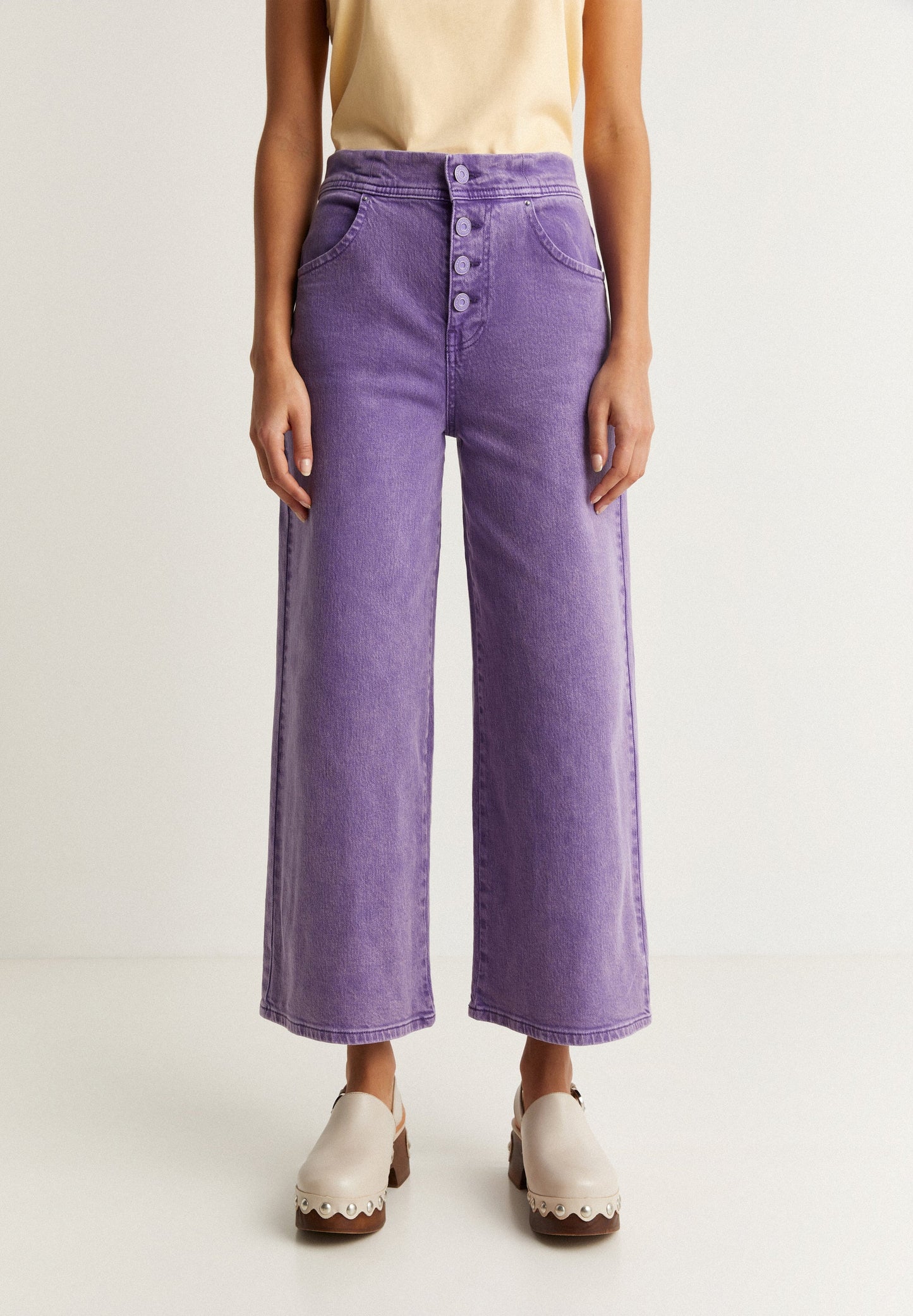 JEANS CULOTTE BOTONES