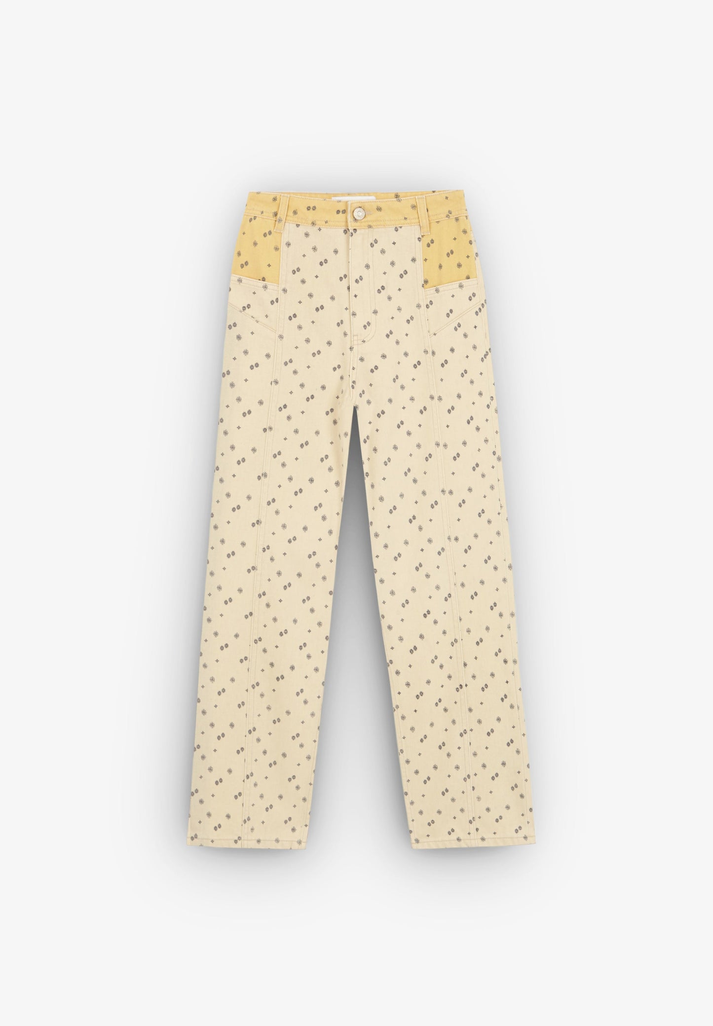 JEANS RECTOS MOTIVOS ÉTNICOS