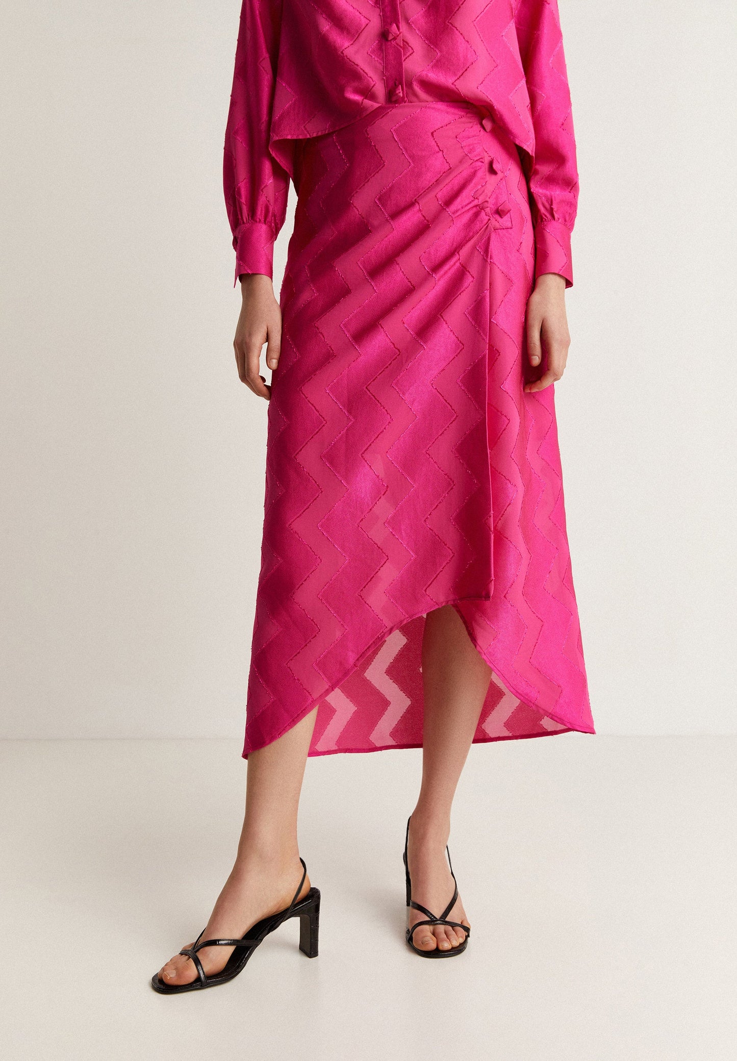 FALDA JACQUARD ZIGZAG