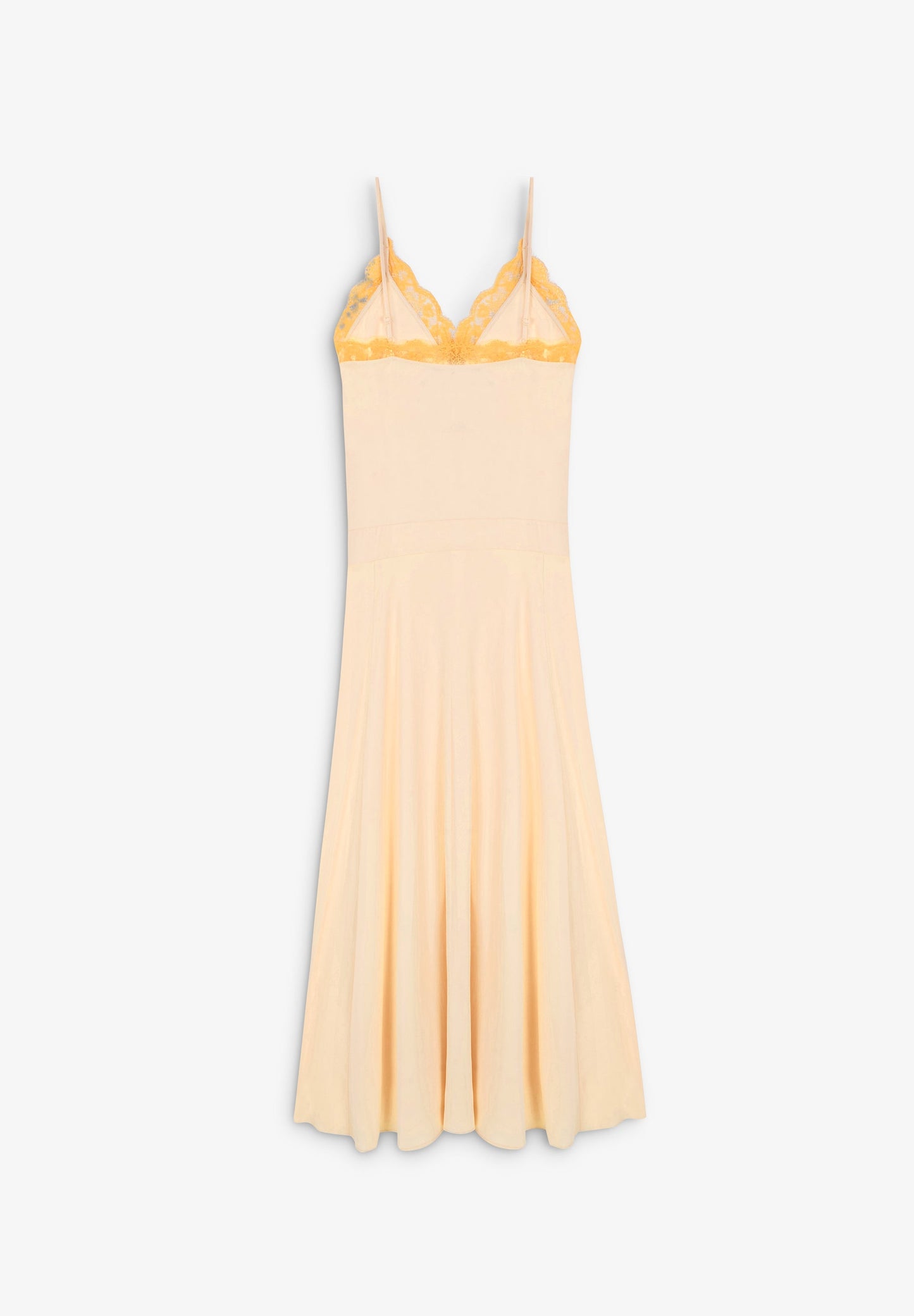 VESTIDO MIDI LENCERO SATÉN