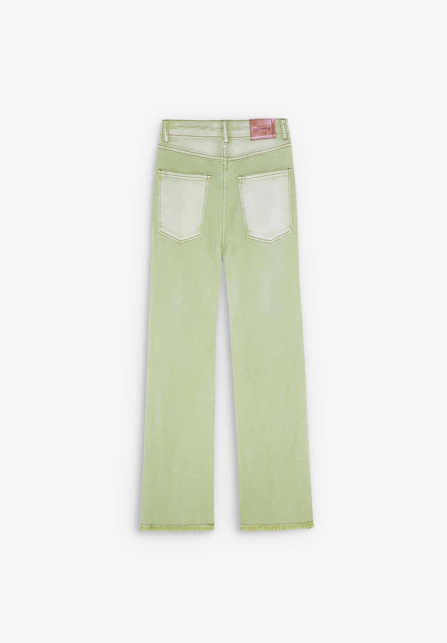 JEANS ANKLE FLARE DESTALLES DESFLECADOS