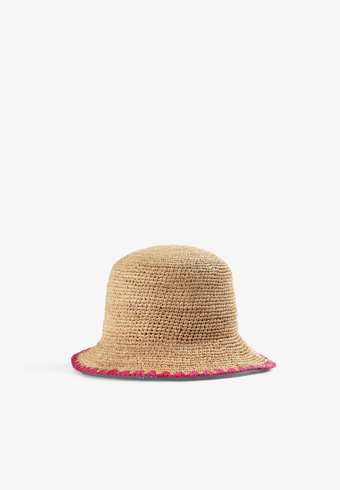 SOMBRERO RAFIA STITCHING CONTRASTE