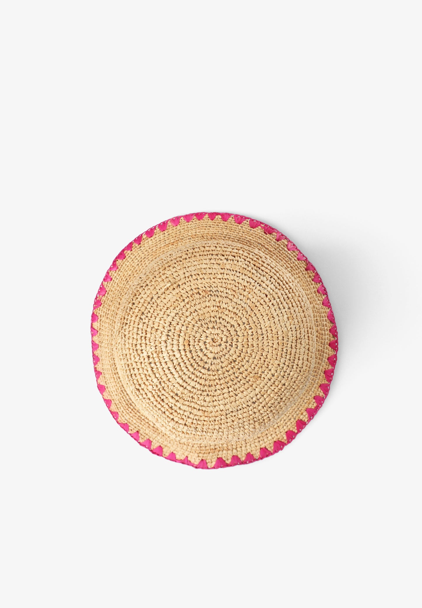 SOMBRERO RAFIA STITCHING CONTRASTE