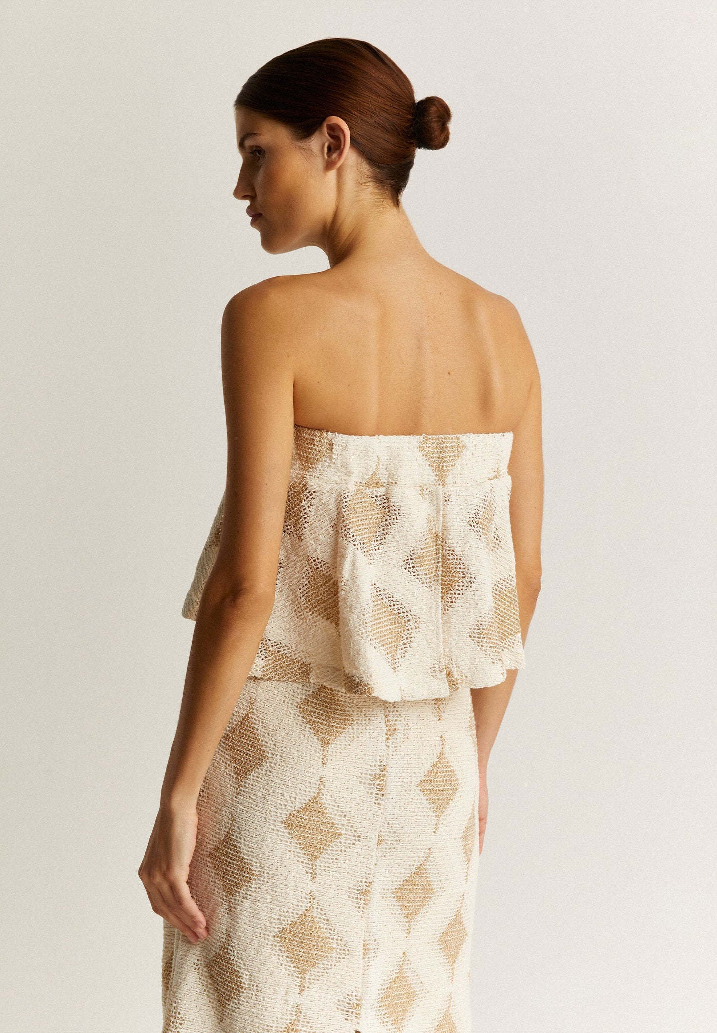 TOP CROP PUNTO ROMBOS