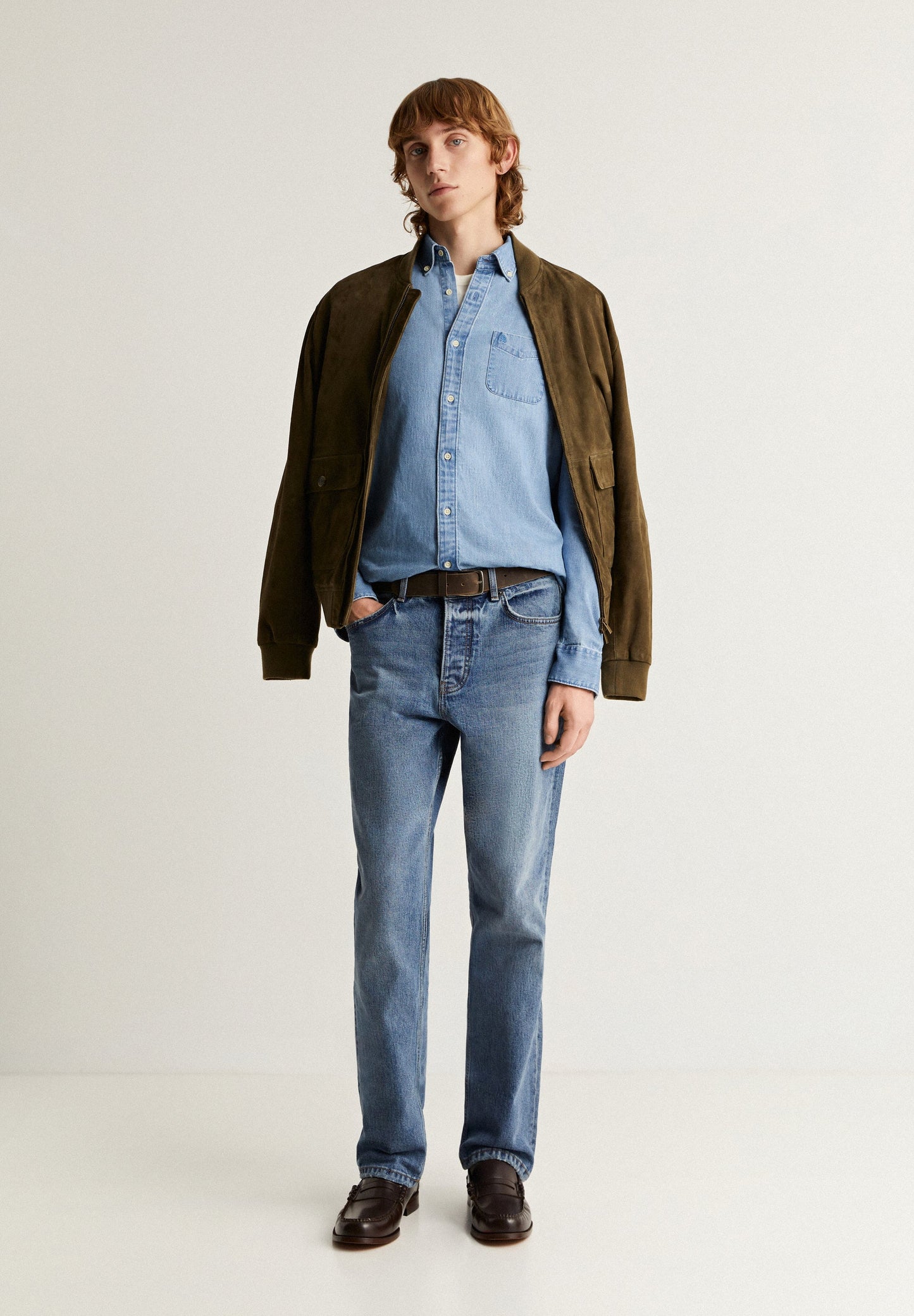 CAMISA DENIM BOLSILLO