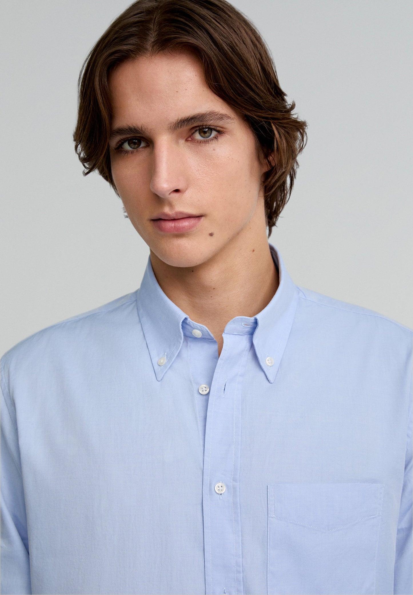 CAMISA OXFORD CUELLO BOTONES