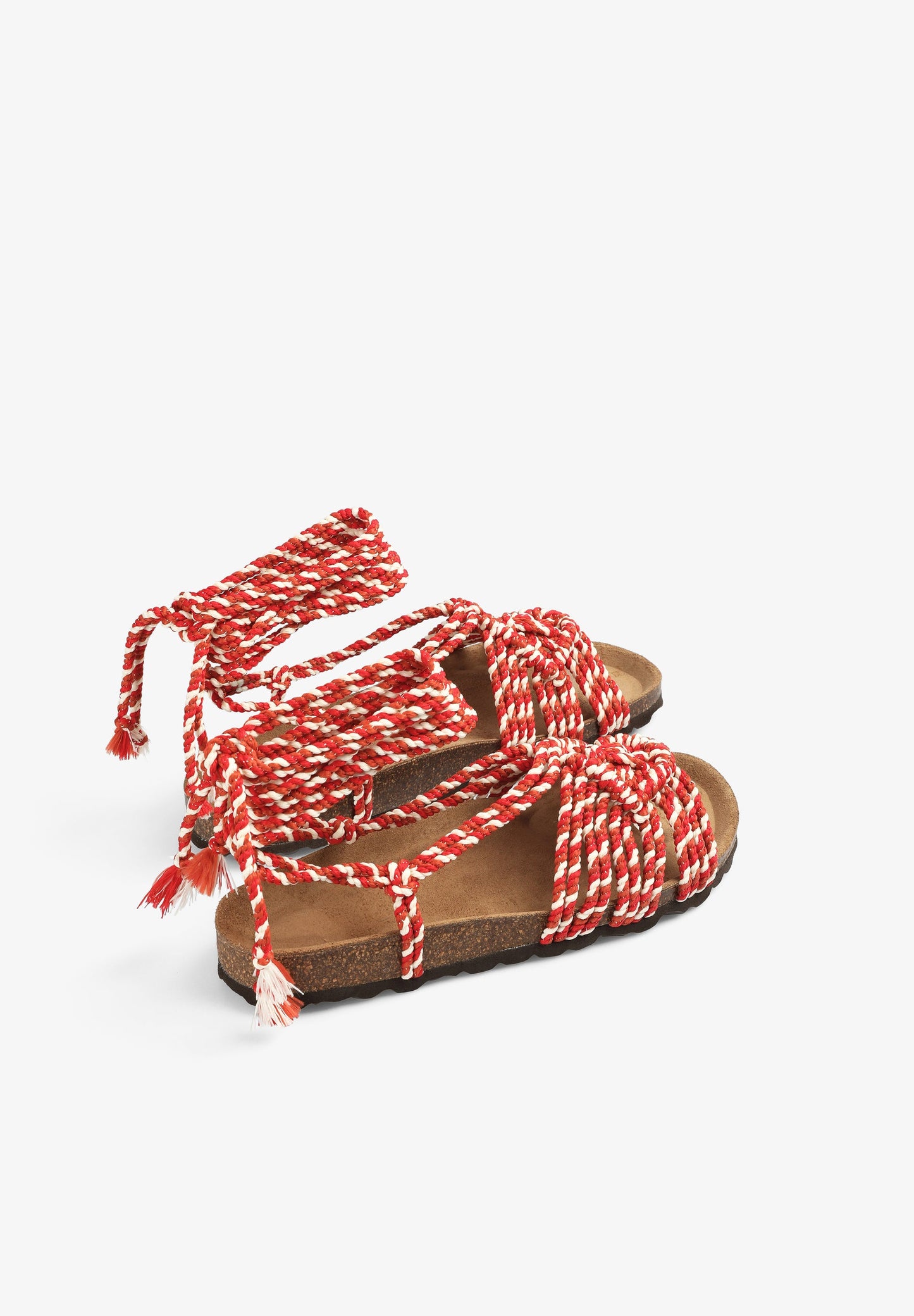 SANDALIAS PLANAS DETALLE CUERDAS