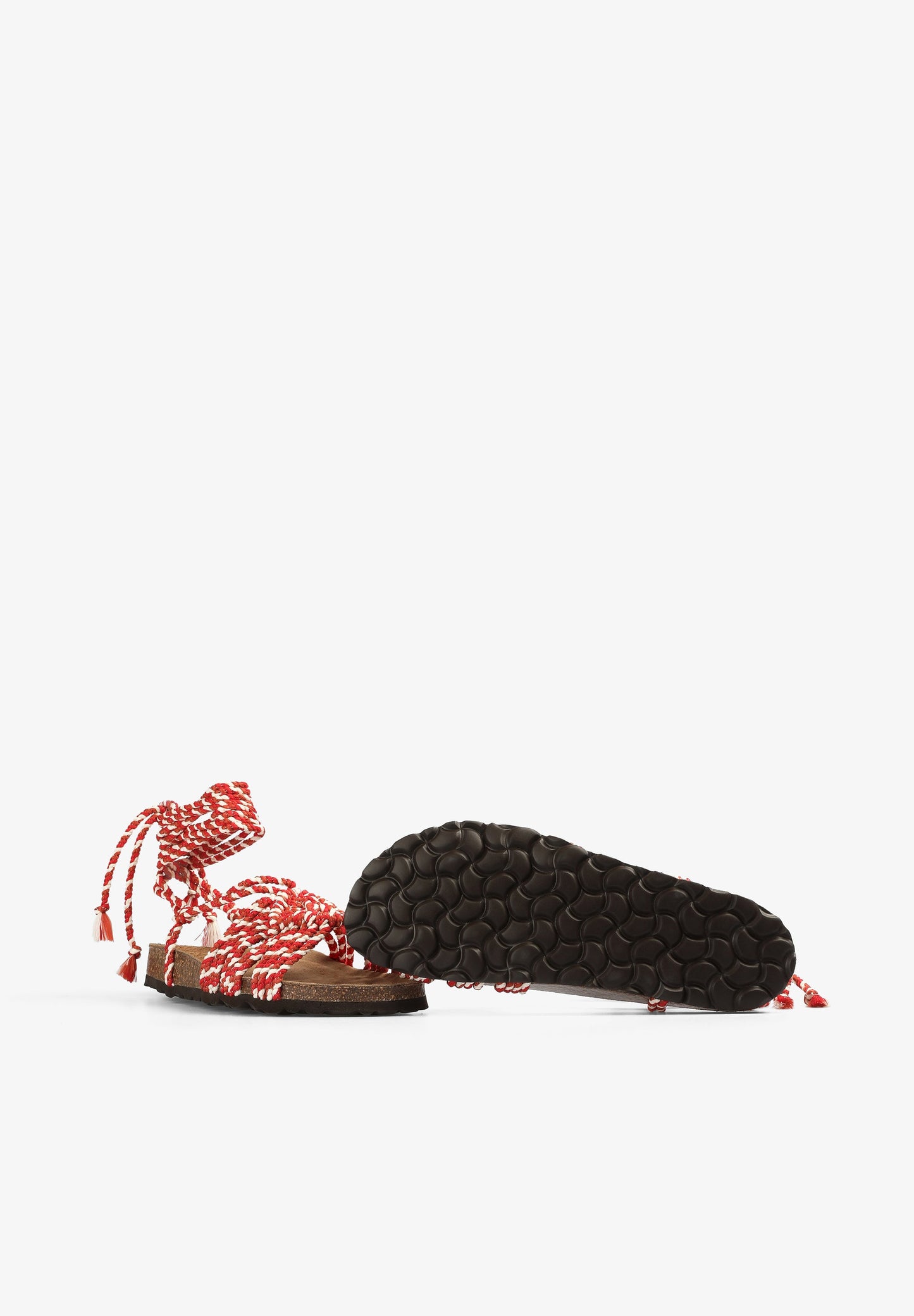 SANDALIAS PLANAS DETALLE CUERDAS