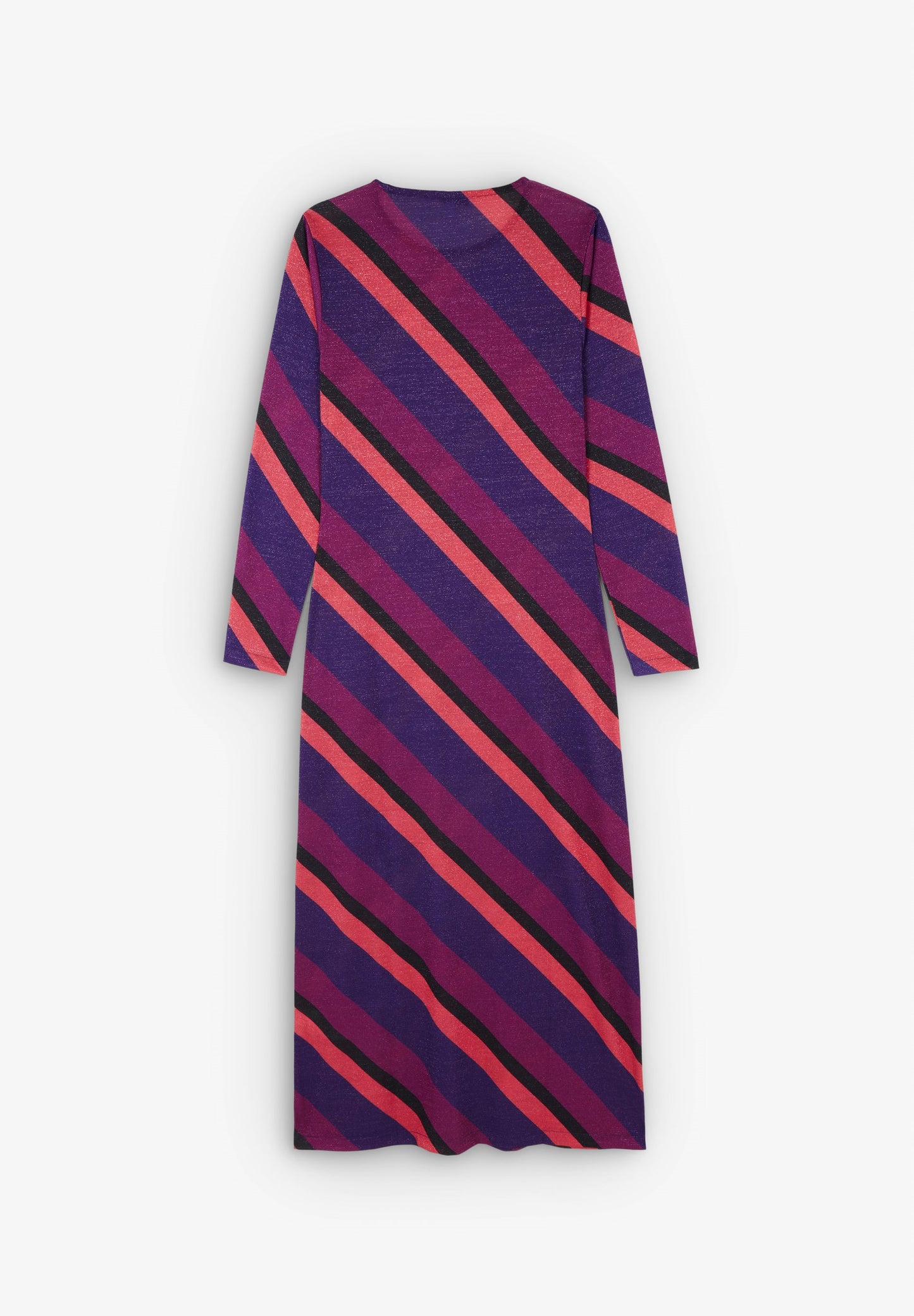 VESTIDO RAYAS LUREX