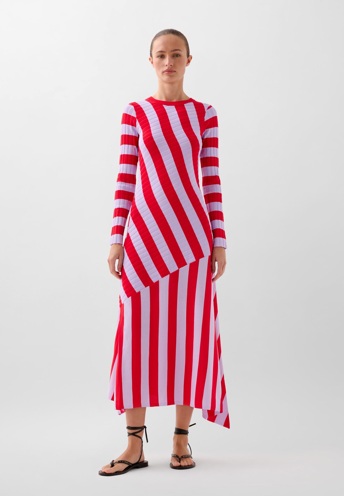 VESTIDO PUNTO RAYAS