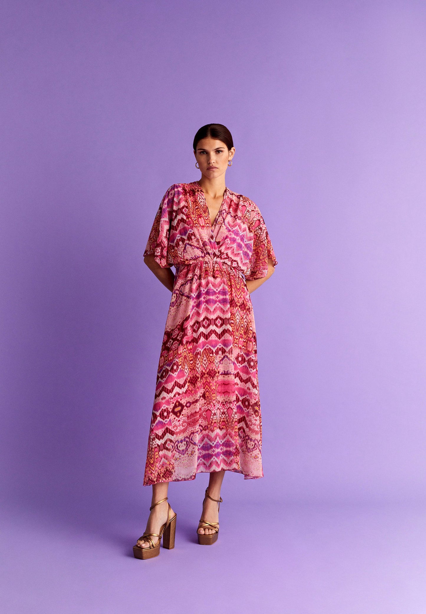 VESTIDO MIDI ÉTNICO