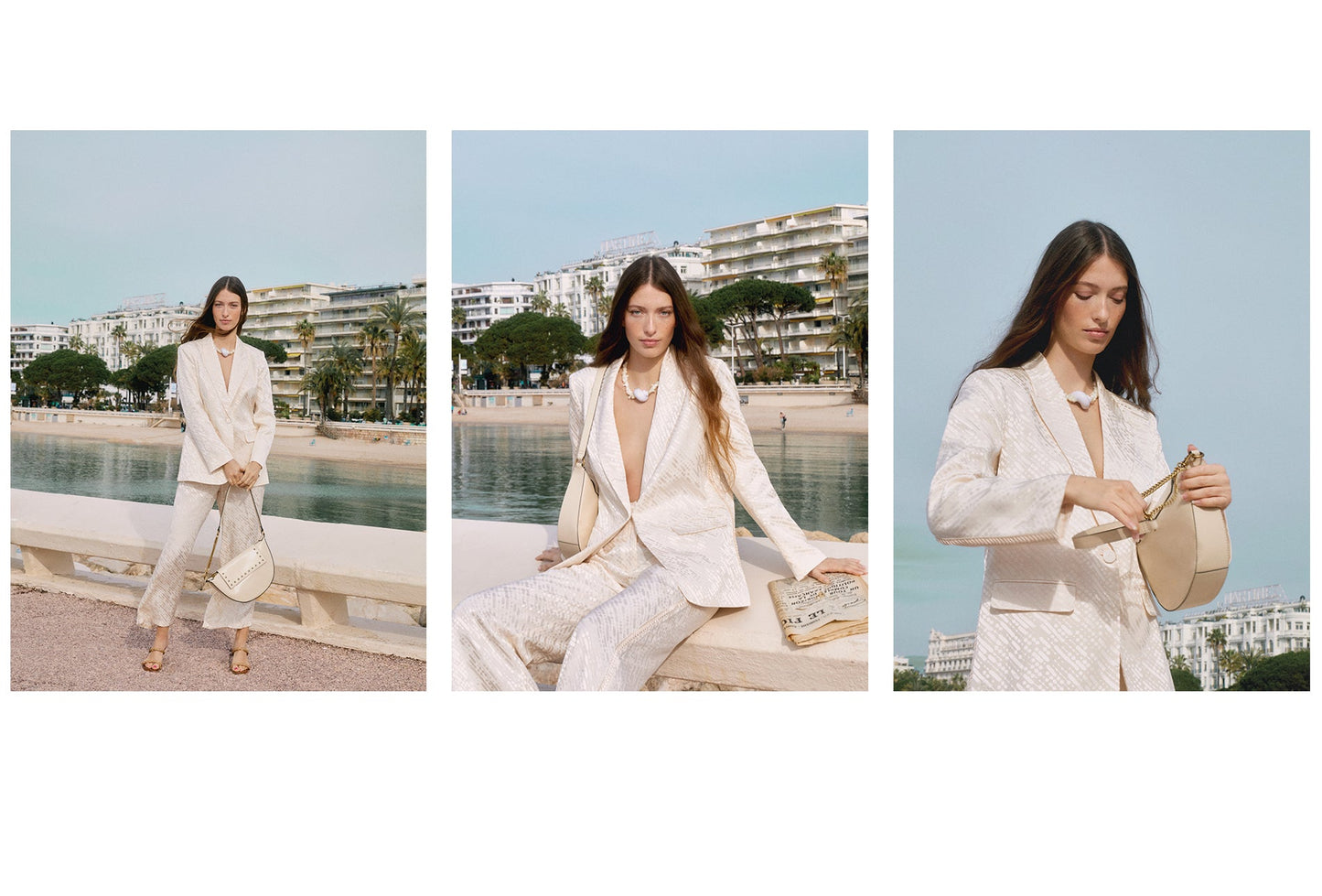PANTALÓN JACQUARD DETALLES METALIZADOS