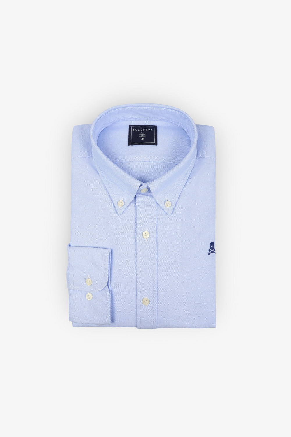 CAMISA OXFORD CALAVERA CONTRASTE - Scalpers