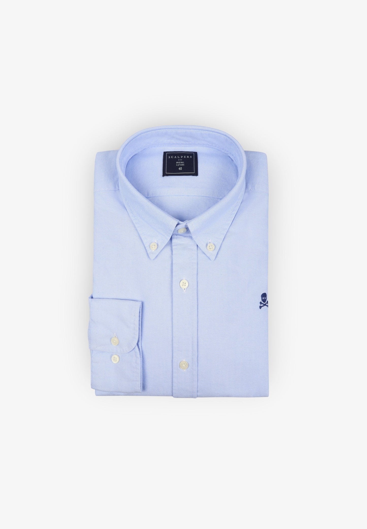 CAMISA OXFORD CALAVERA CONTRASTE - Scalpers