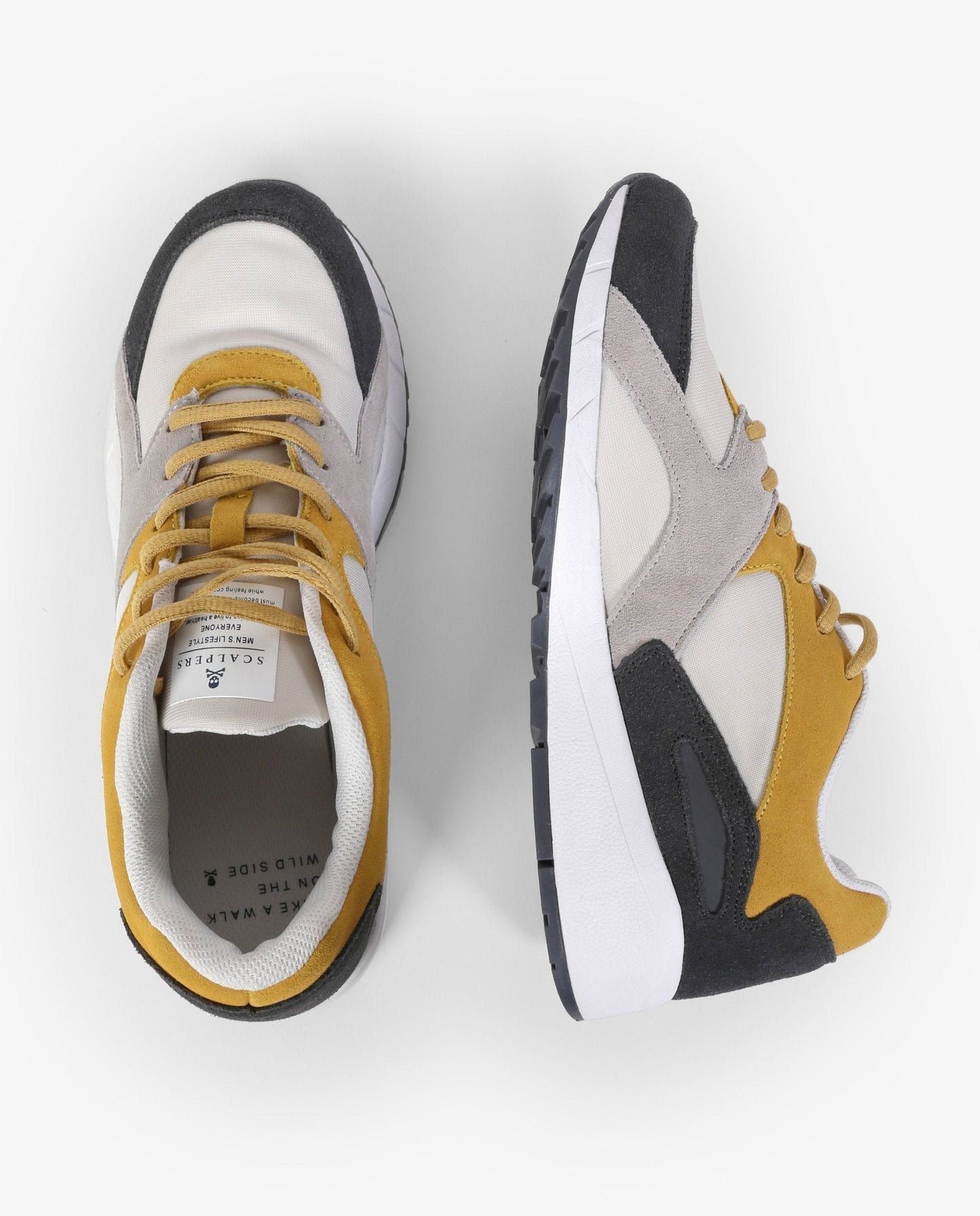 SNEAKERS COMBINADA SUELA ANCHA