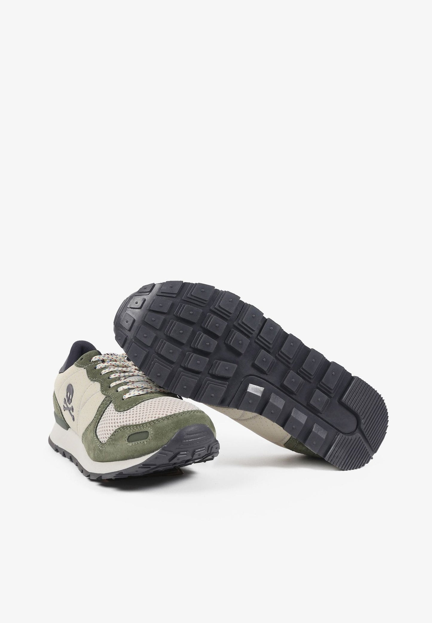 SNEAKERS COMBINADAS PIEL