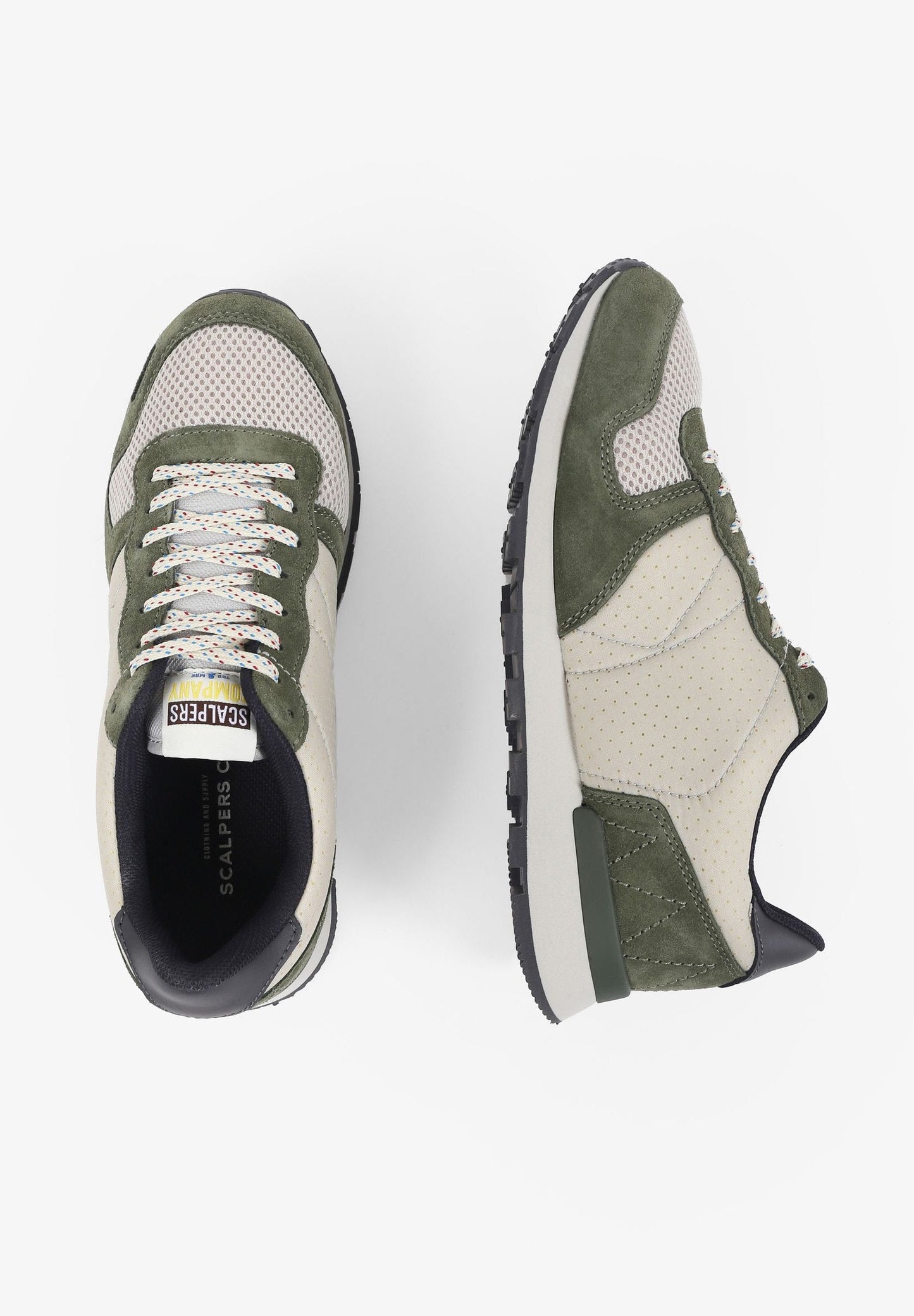 SNEAKERS COMBINADAS PIEL