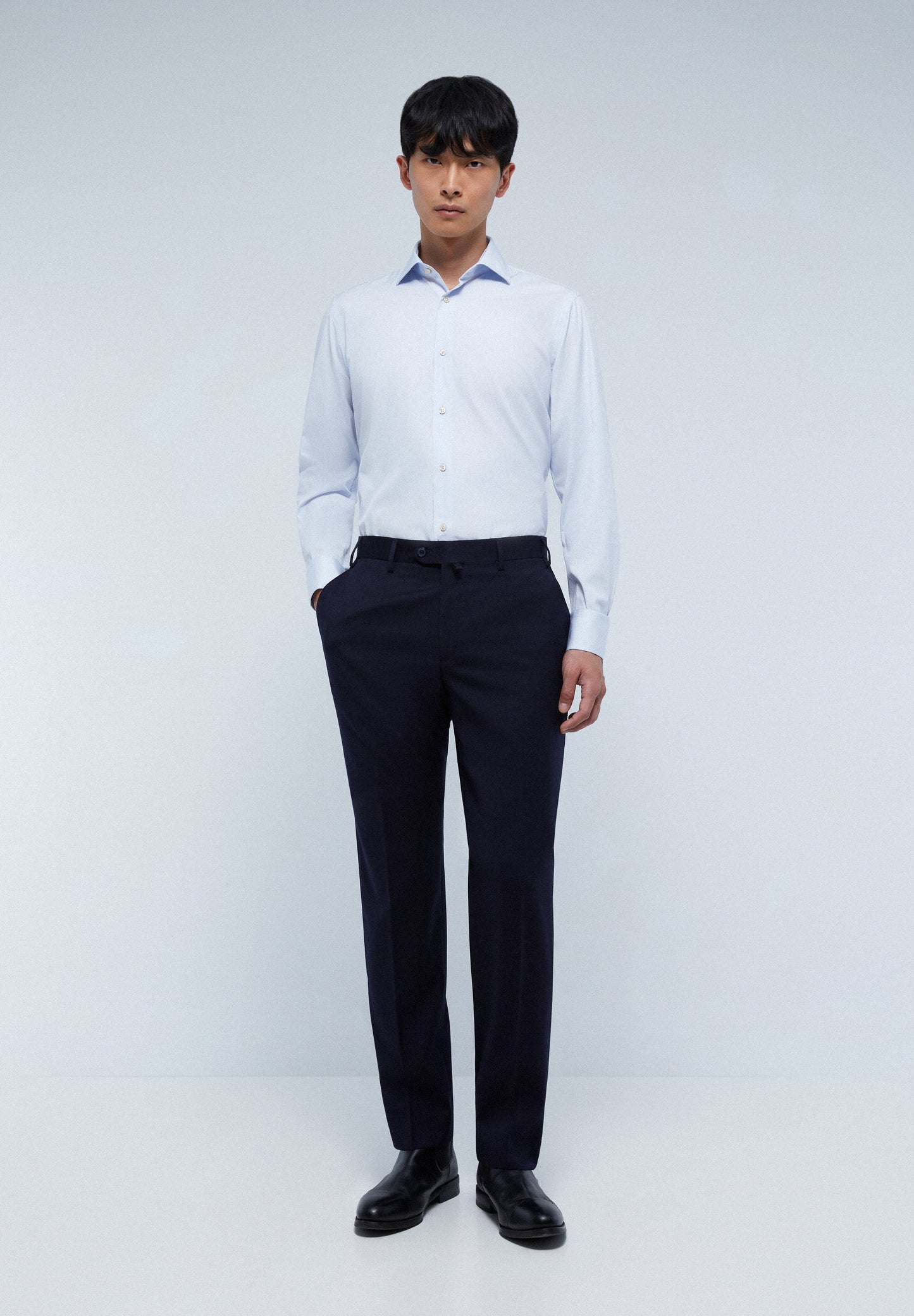 CAMISA VESTIR PUÑO MIXTO