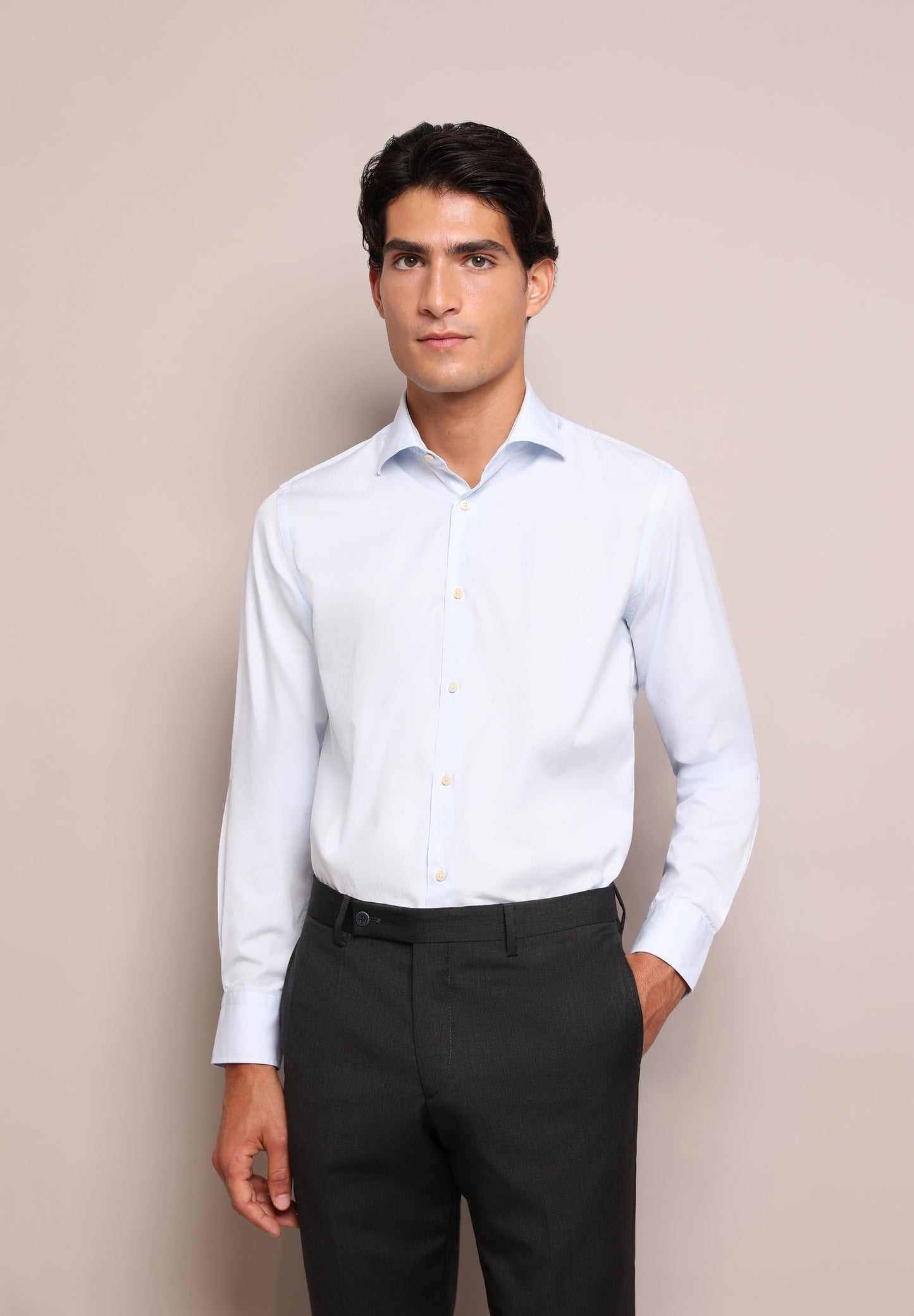 CAMISA VESTIR PUÑO MIXTO