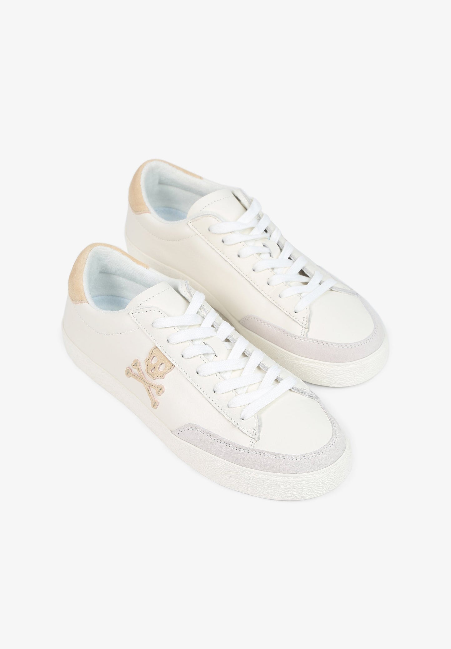SNEAKERS BAJAS CALAVERA CONTRASTE