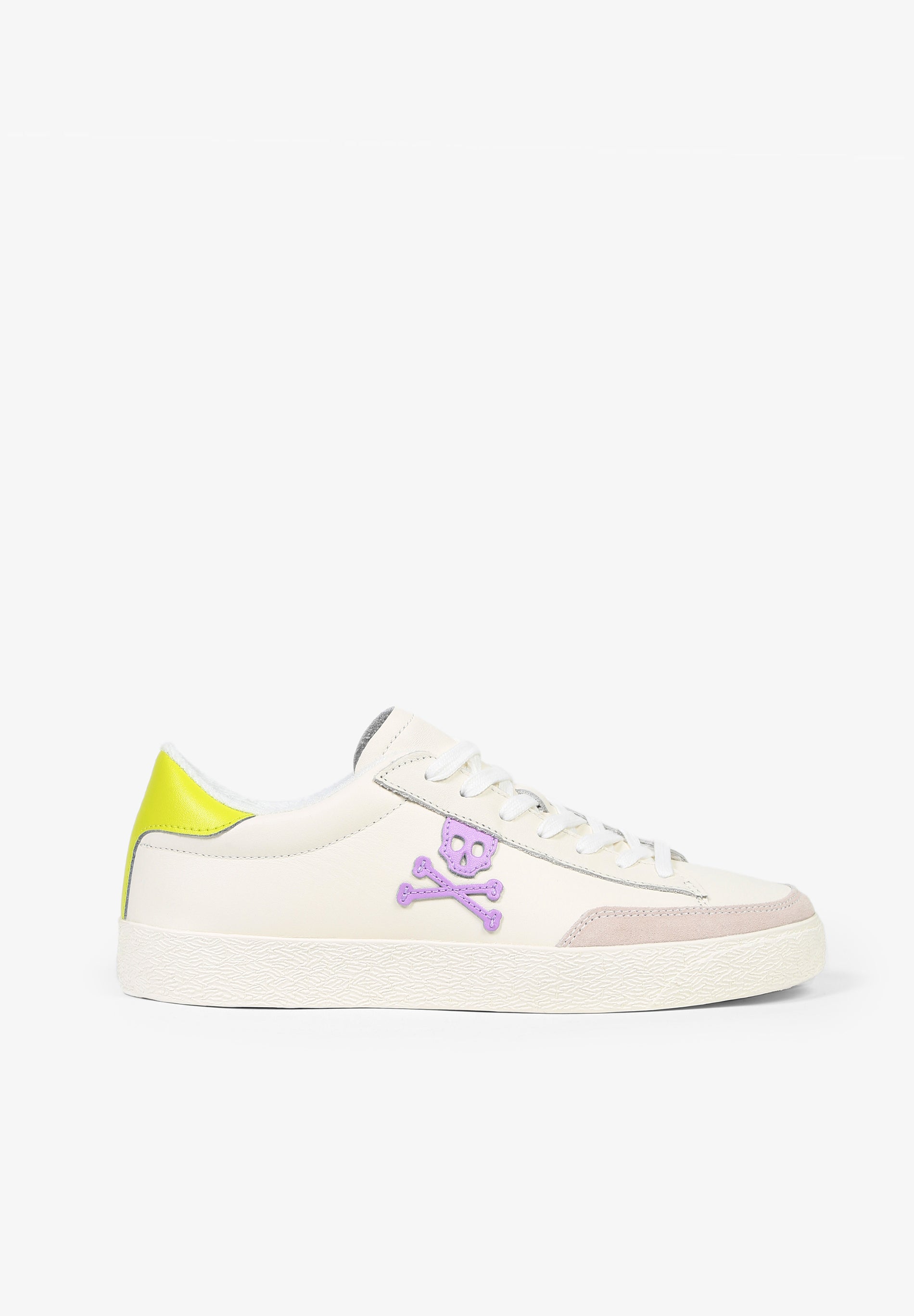 SNEAKERS BAJAS CALAVERA CONTRASTE