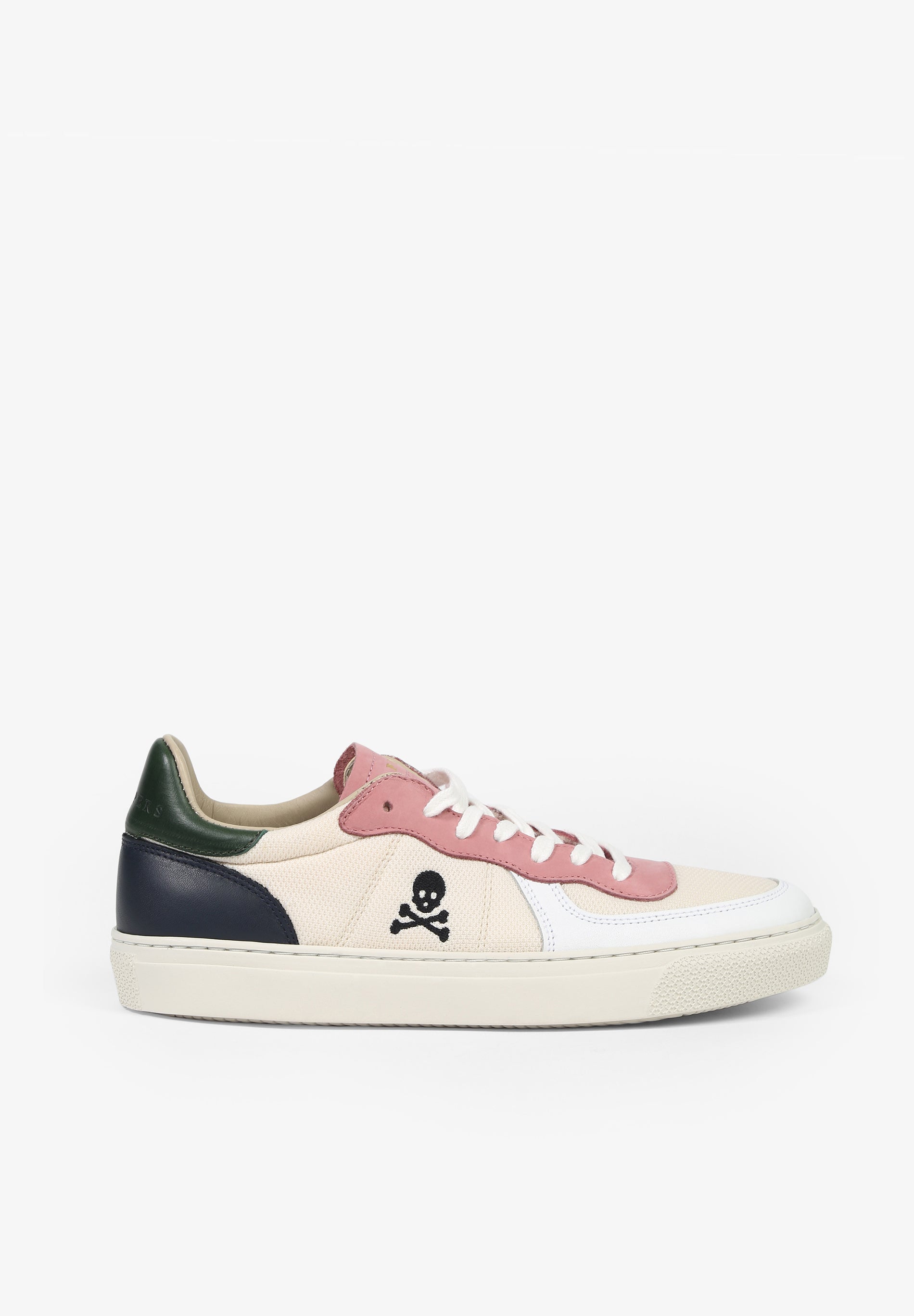 SNEAKERS PIEL ANTE CALAVERA