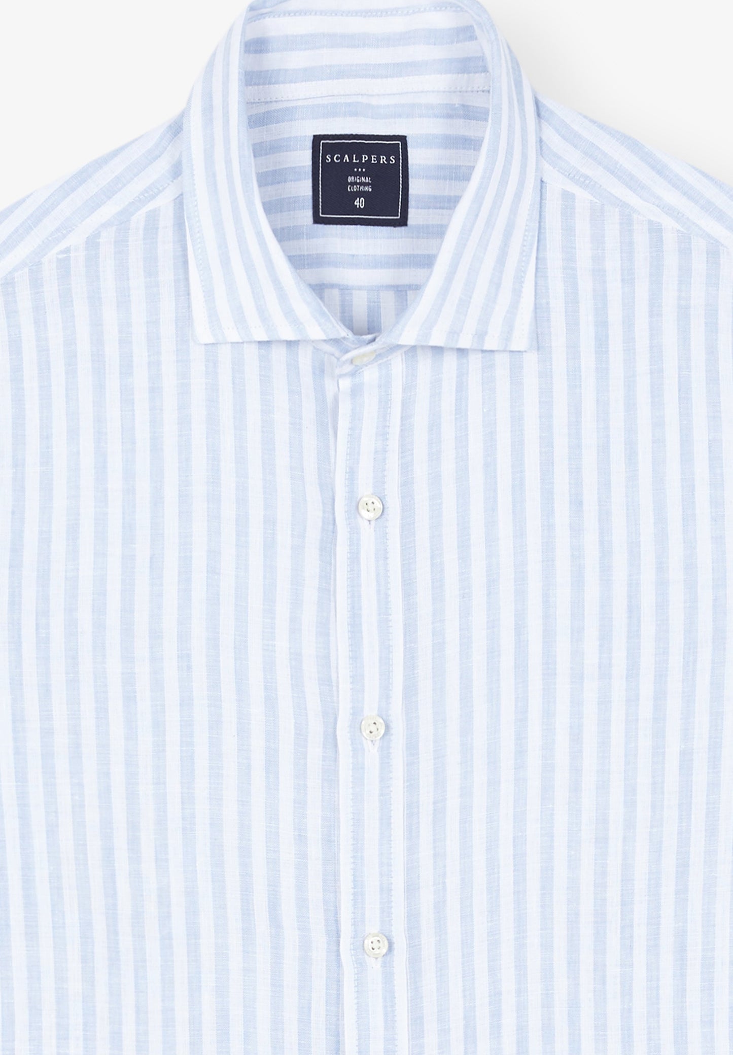 CAMISA LINO RAYAS