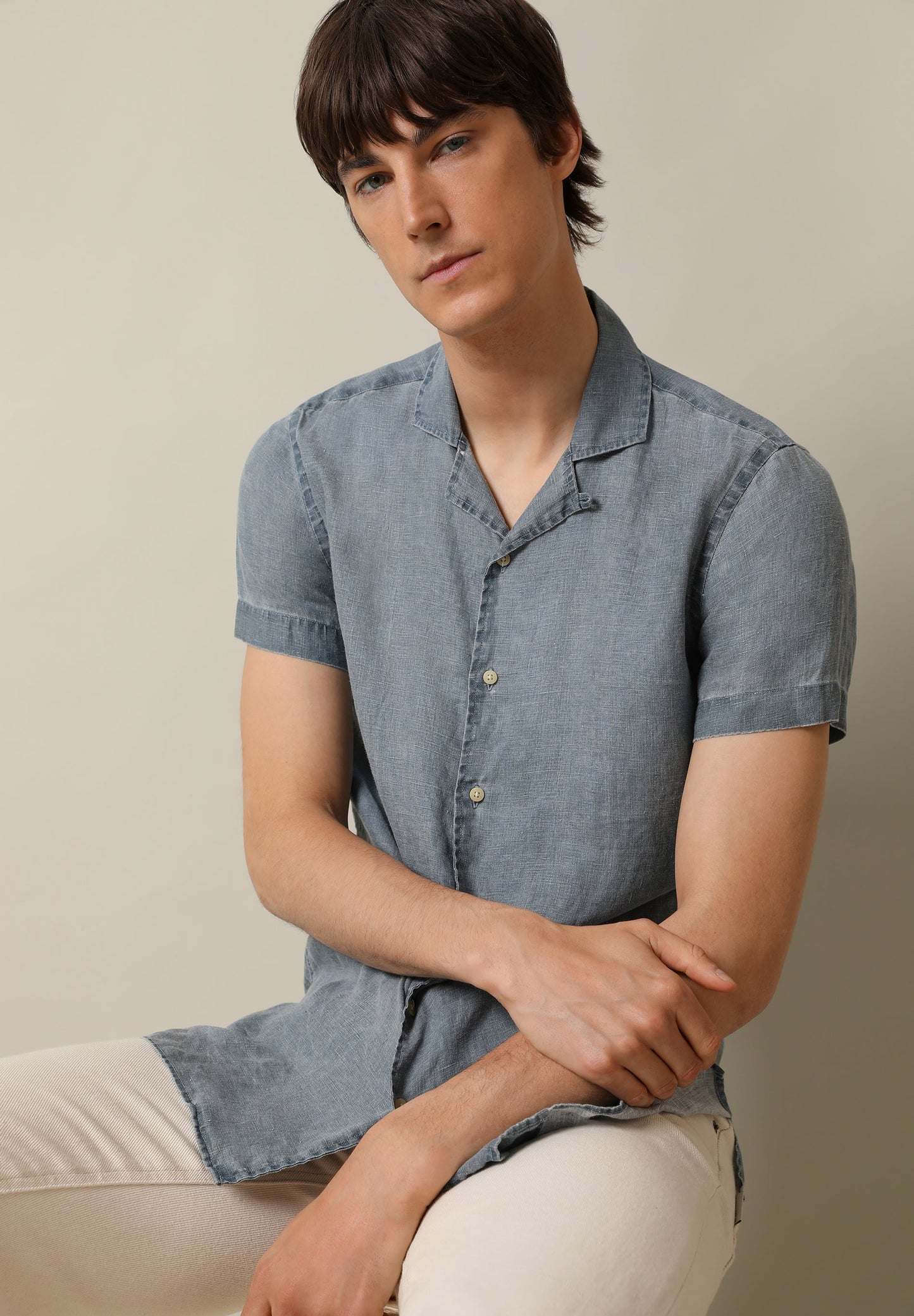 CAMISA MANGA CORTA LINO