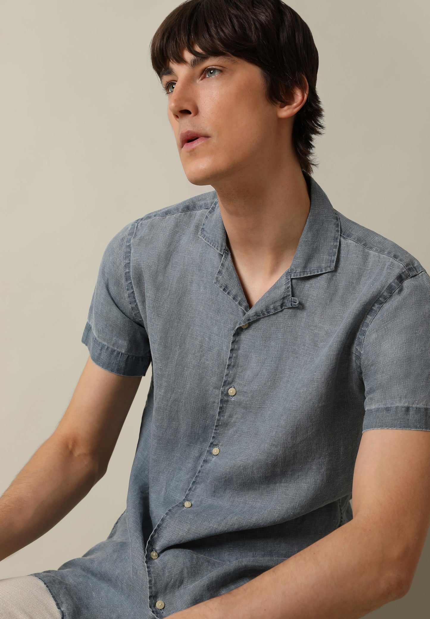 CAMISA MANGA CORTA LINO