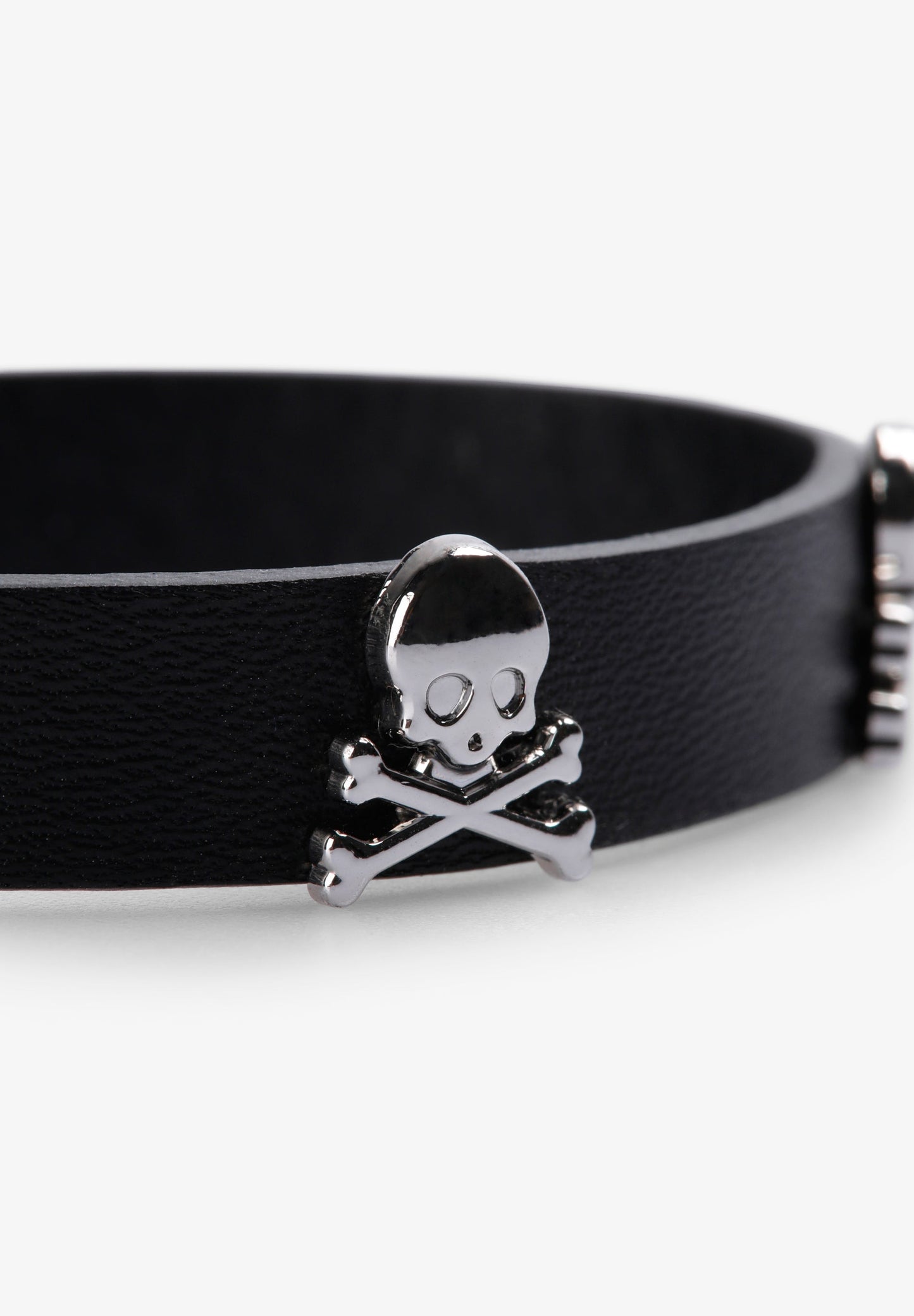 PULSERA PIEL CALAVERAS