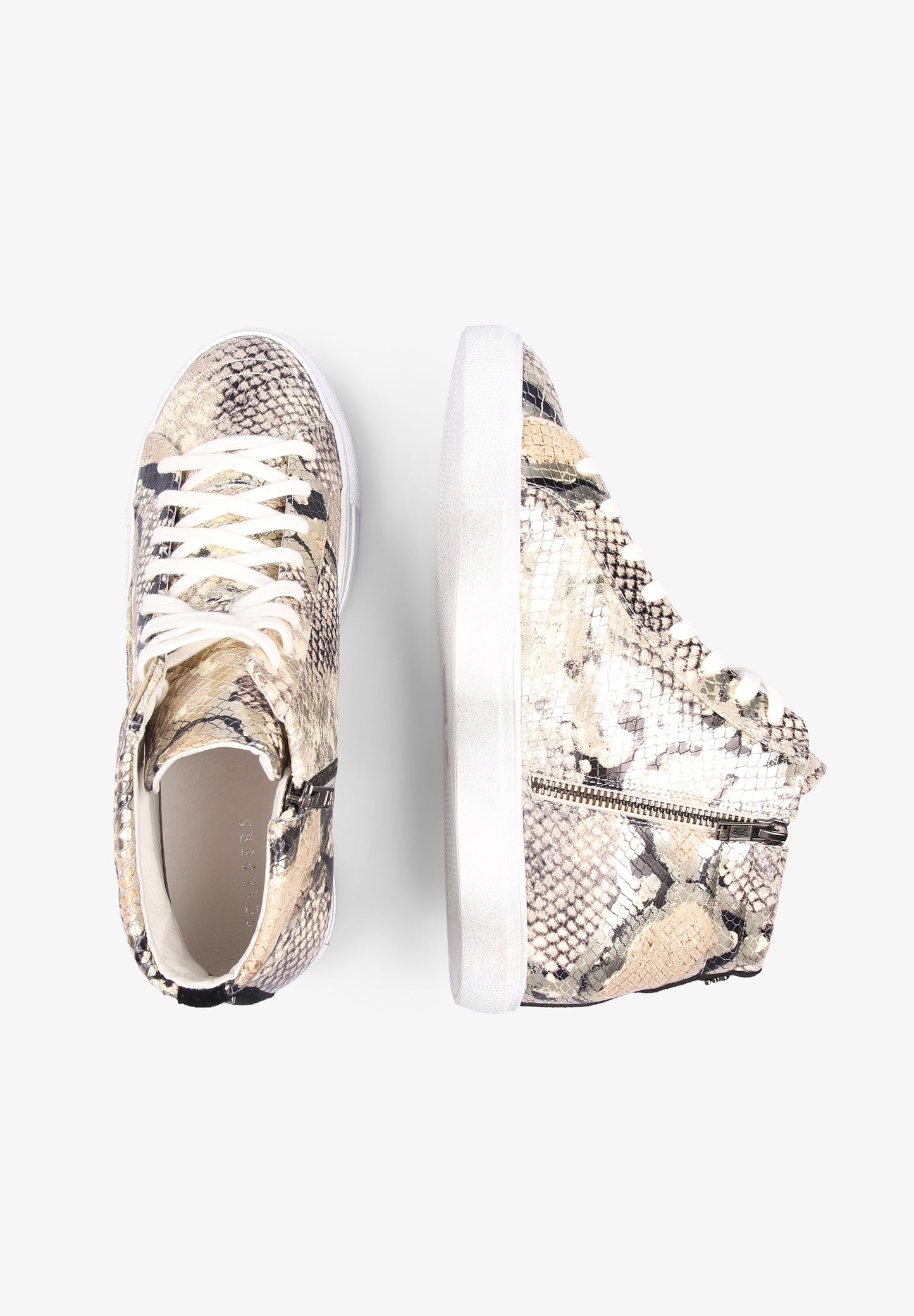 SNEAKERS BOTA PIEL GRABADA