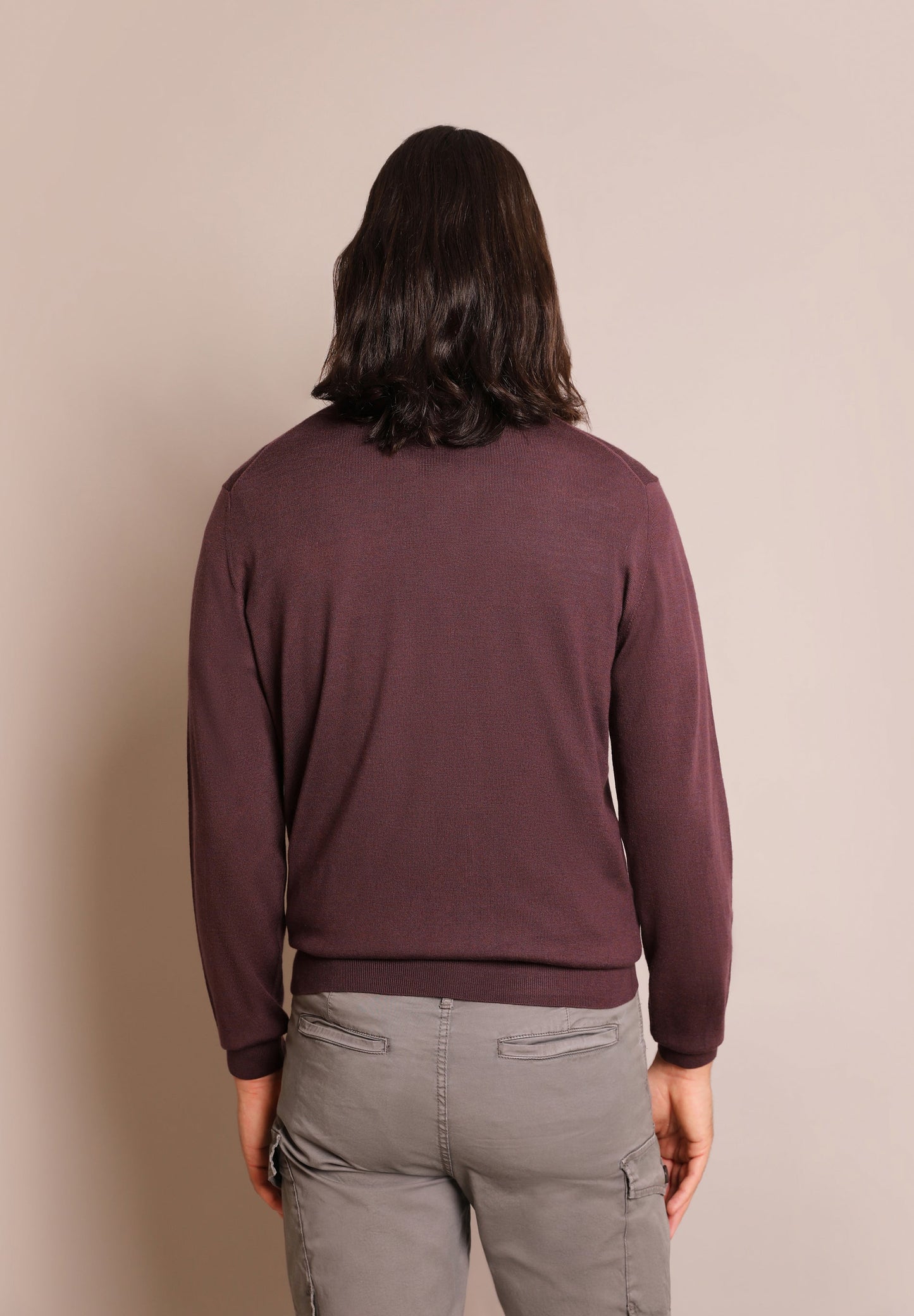JERSEY CUELLO PICO CALAVERA LANA