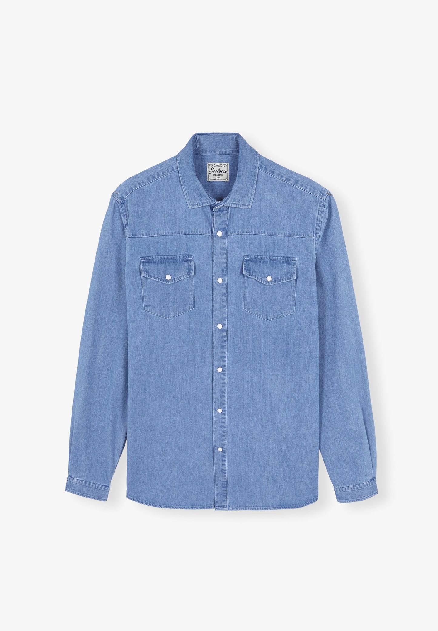 CAMISA DENIM BOLSILLOS