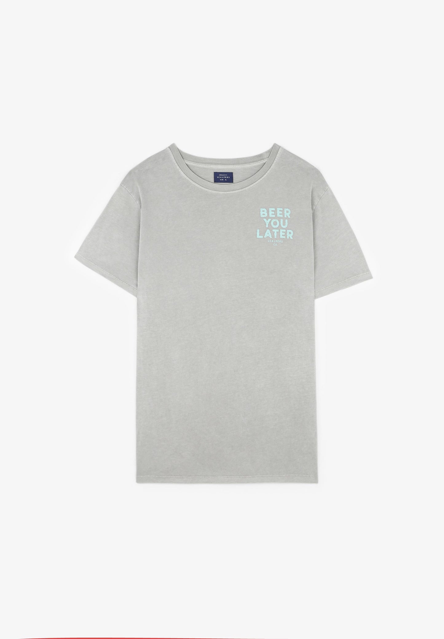 CAMISETA PRINT CONTRASTE