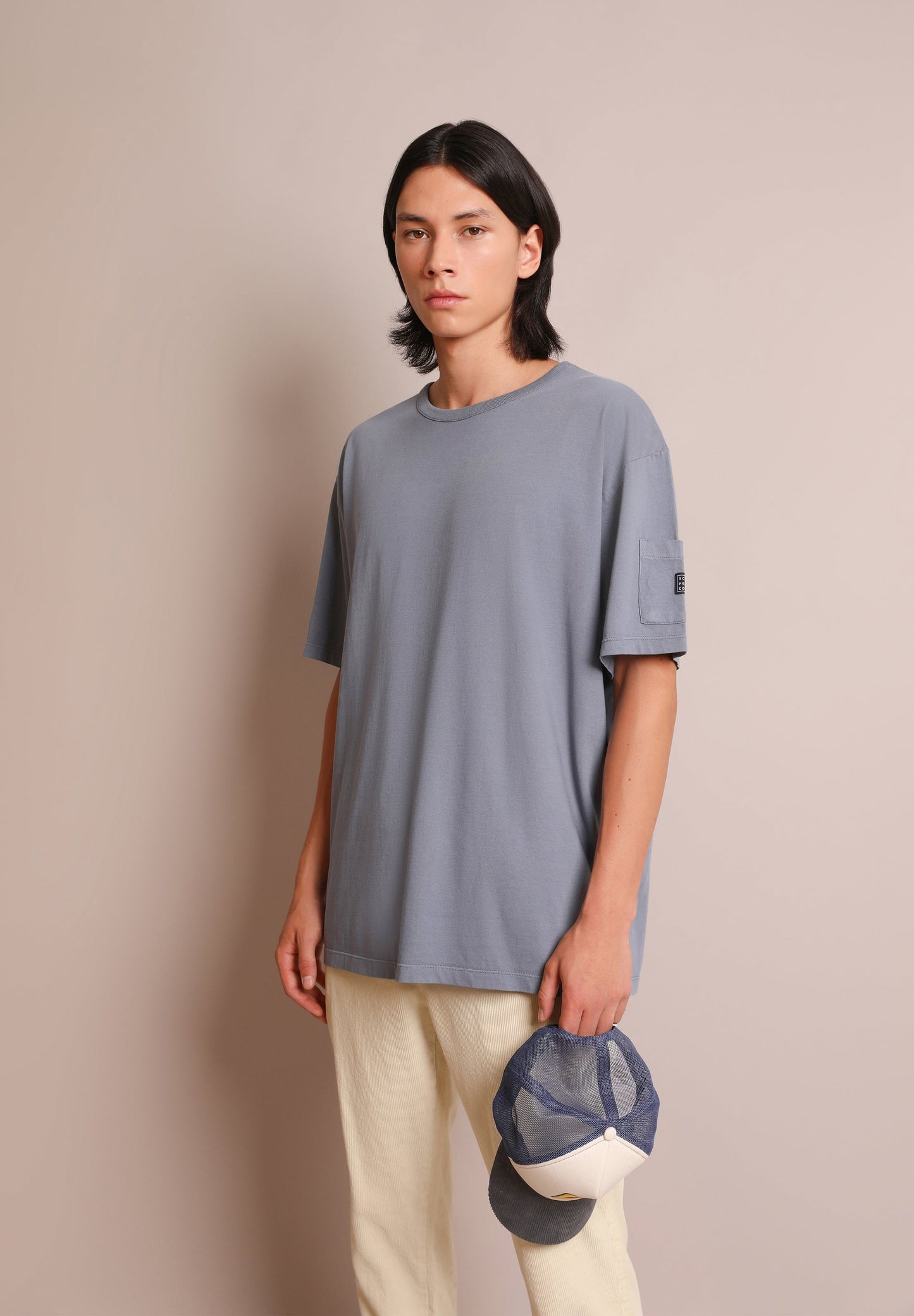 CAMISETA OVERSIZE BOLSILLO