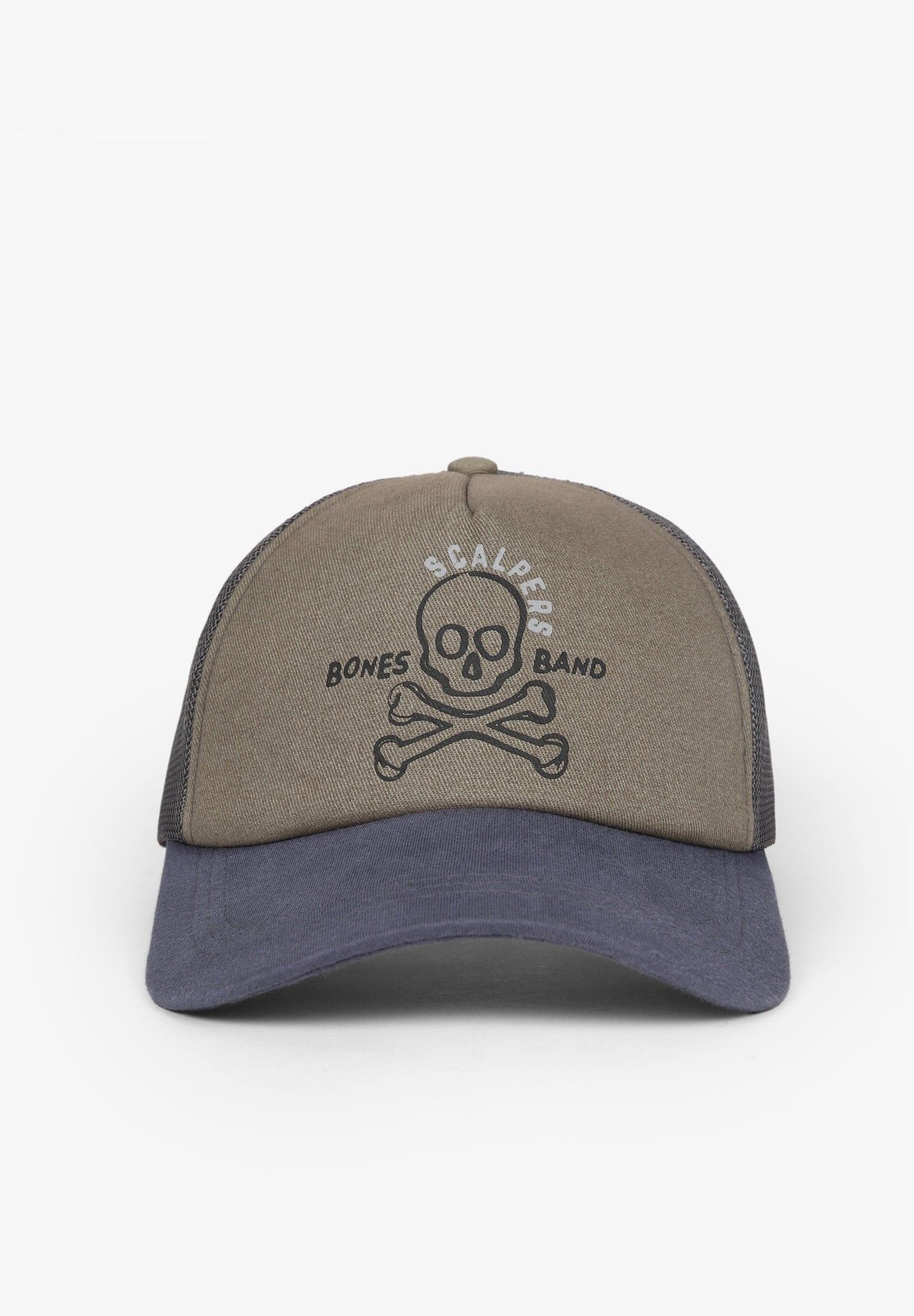 GORRA TRUCKER CALAVERA FRONTAL