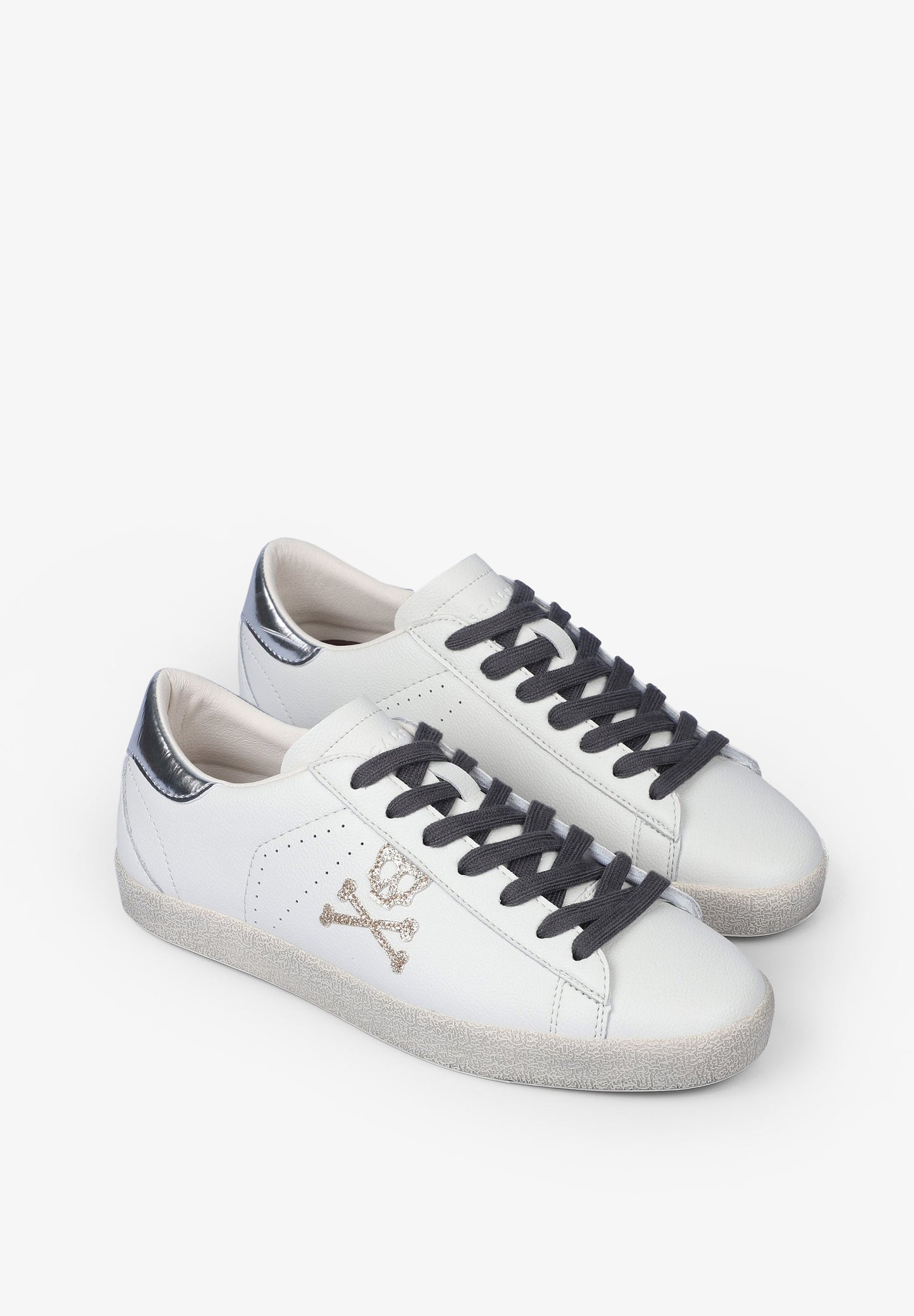 SNEAKERS BAJAS CALAVERA GLITTER
