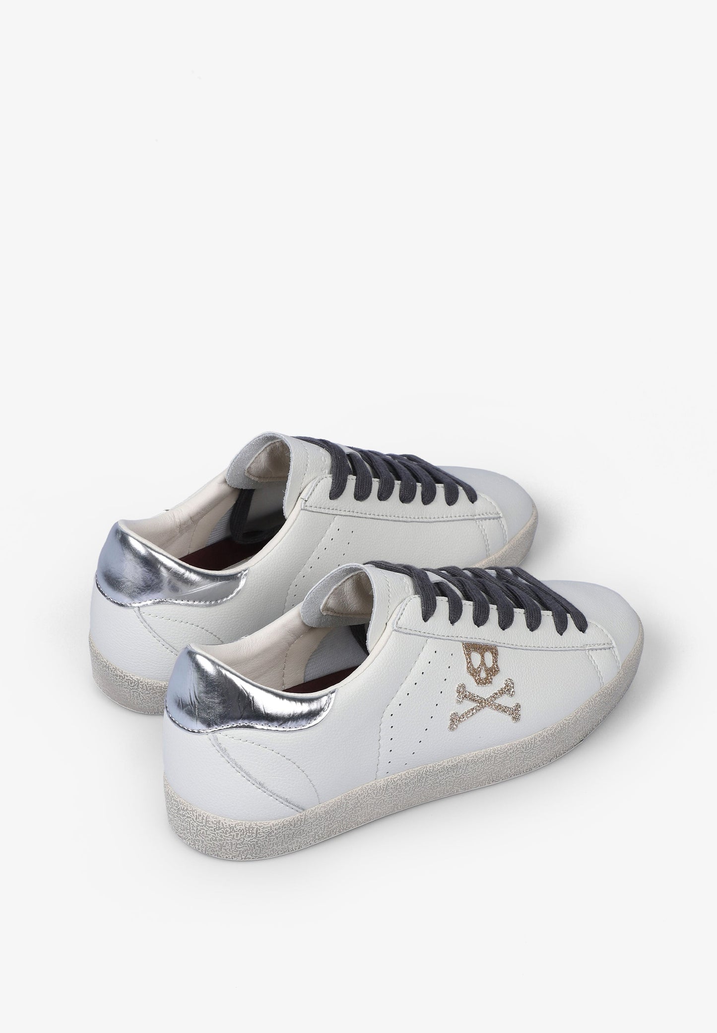SNEAKERS BAJAS CALAVERA GLITTER