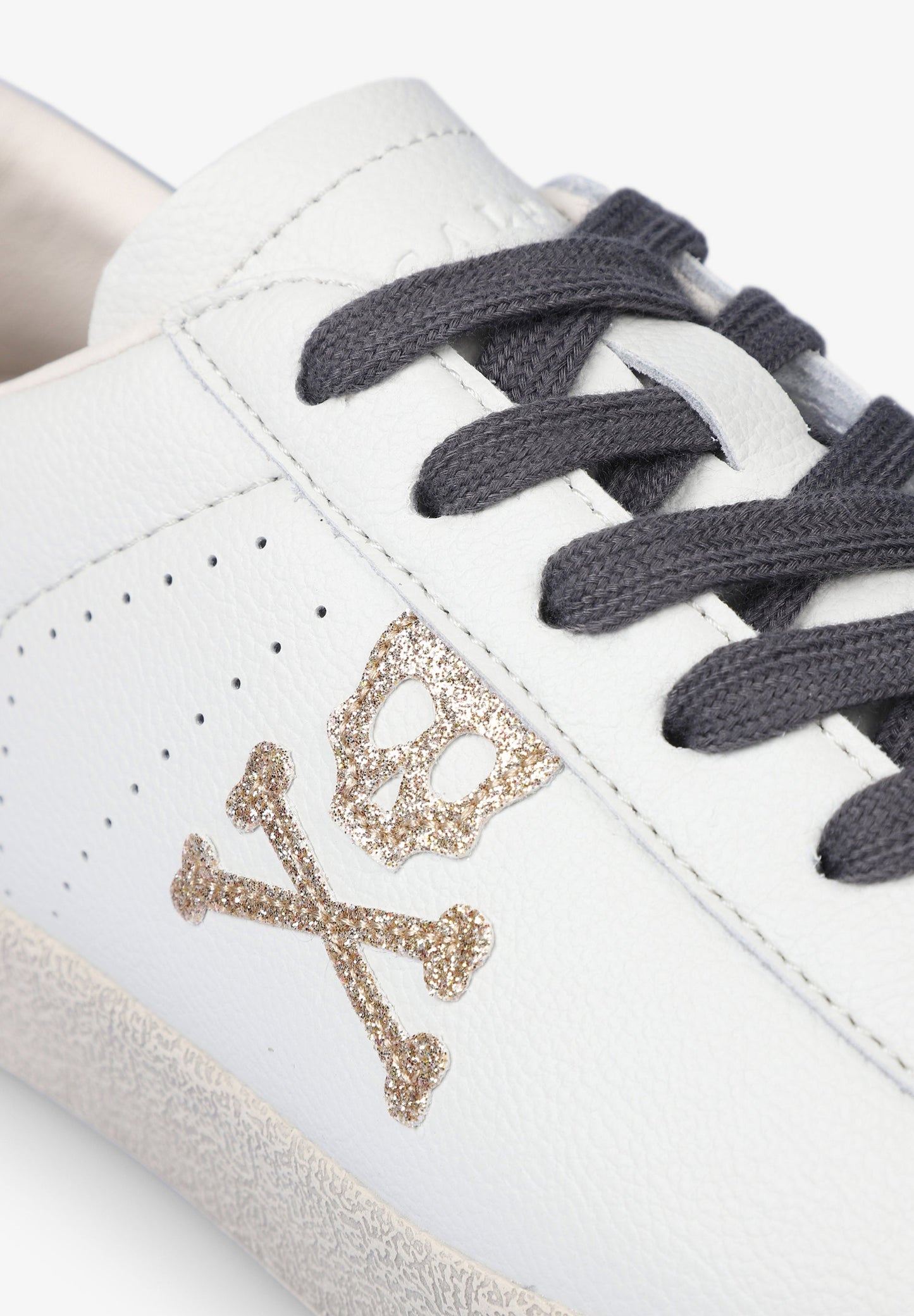 SNEAKERS BAJAS CALAVERA GLITTER